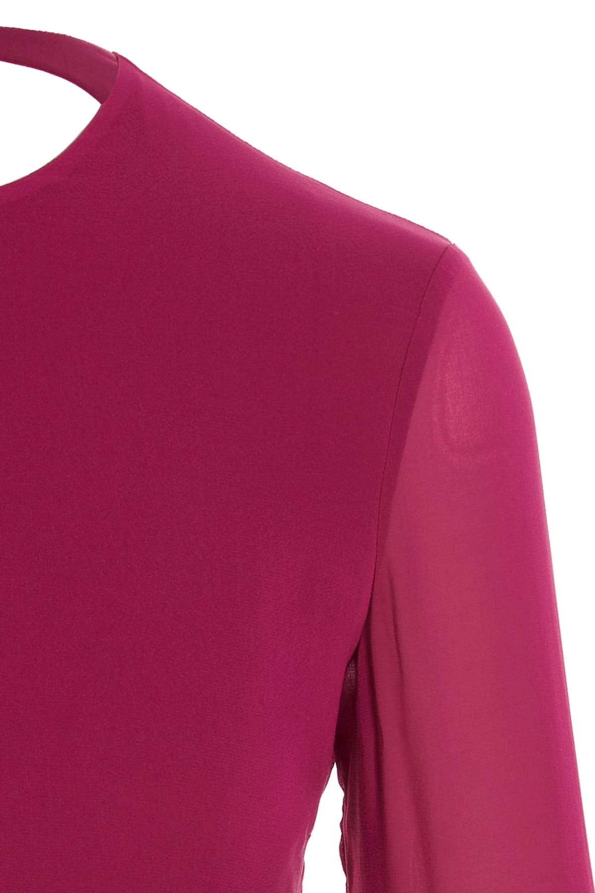 The Andamane The Andamane Cropped Georgette Top