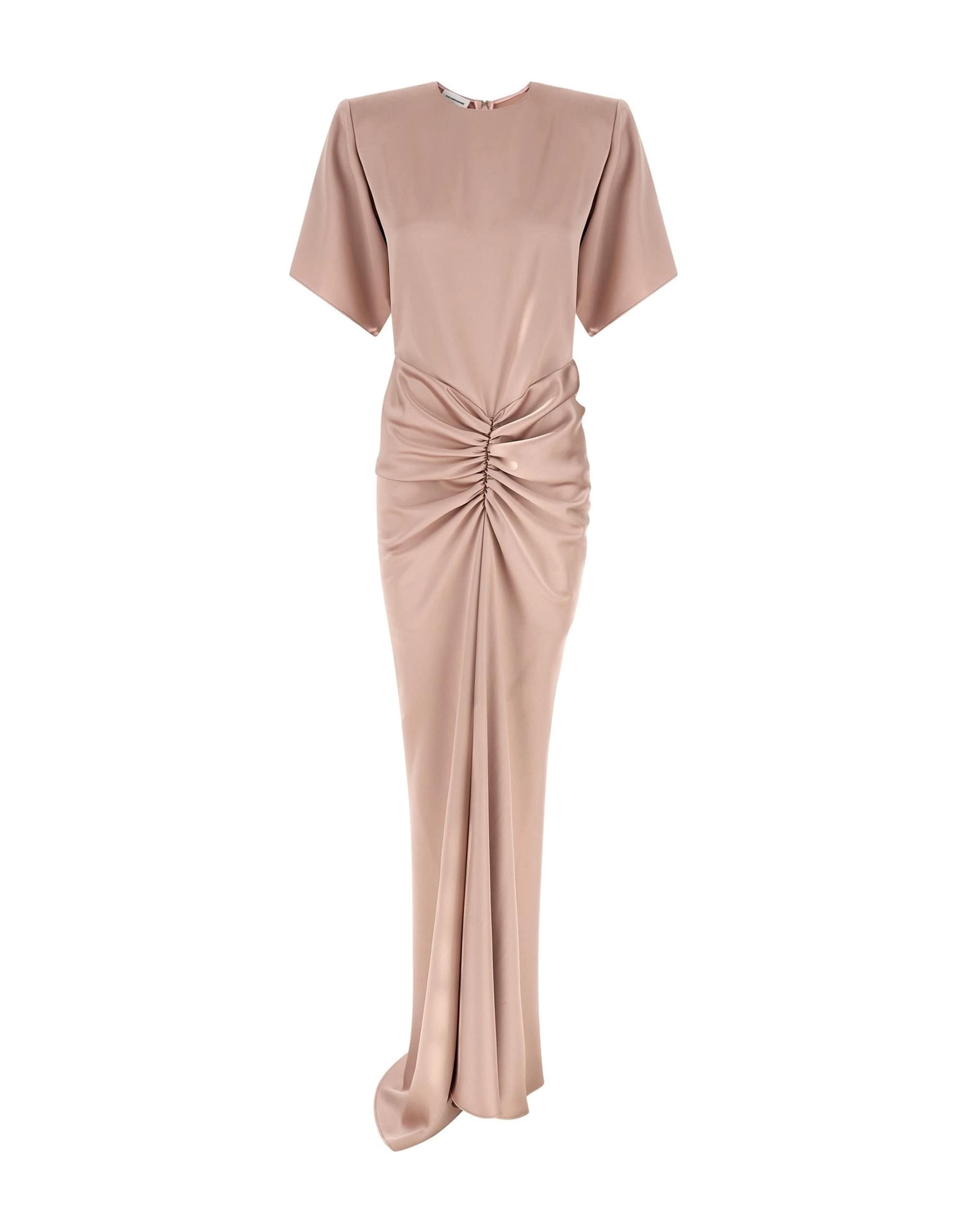 The Andamane Iris Satin Maxi Dress