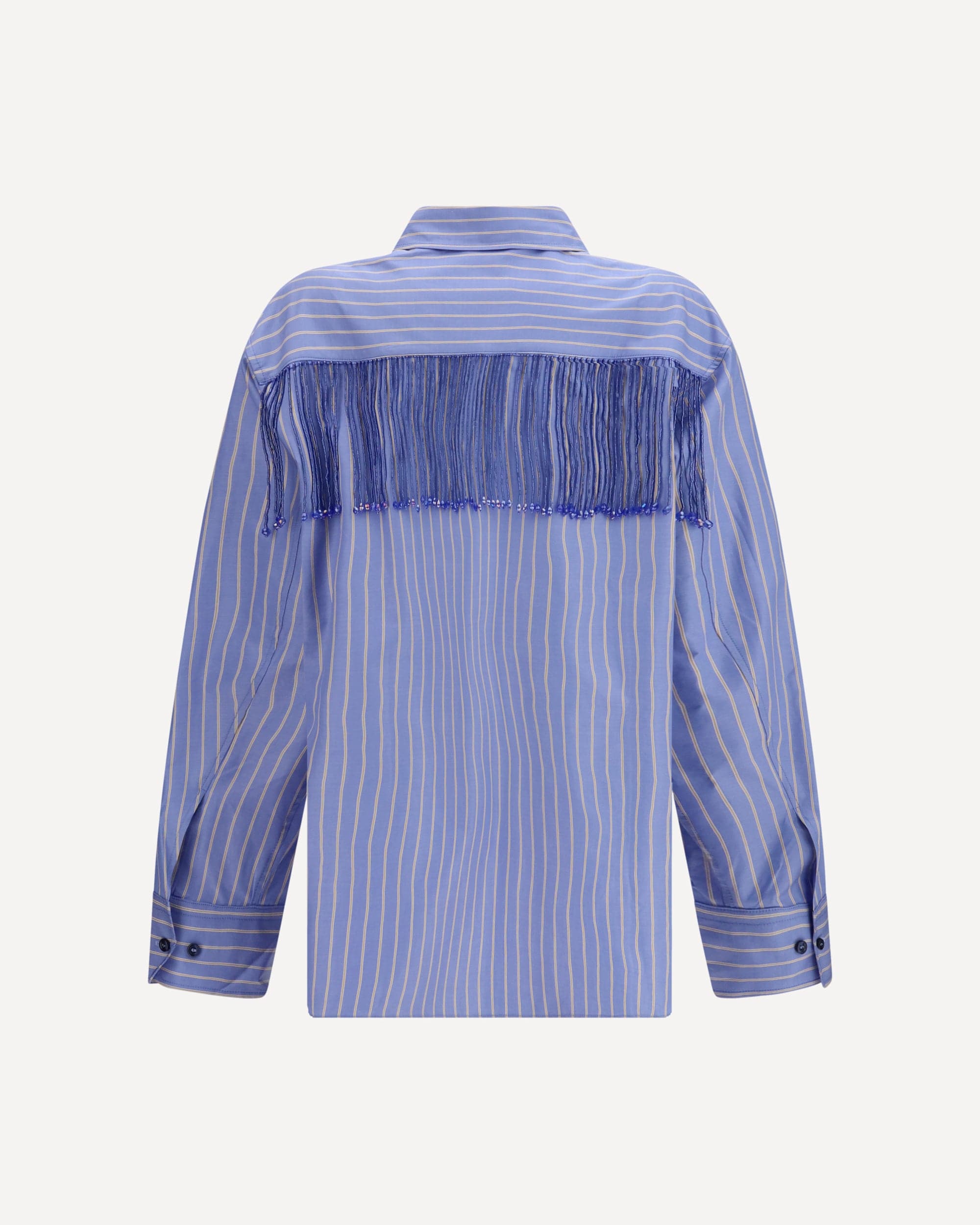The Andamane Chemise oversize Miley à franges - alternate view