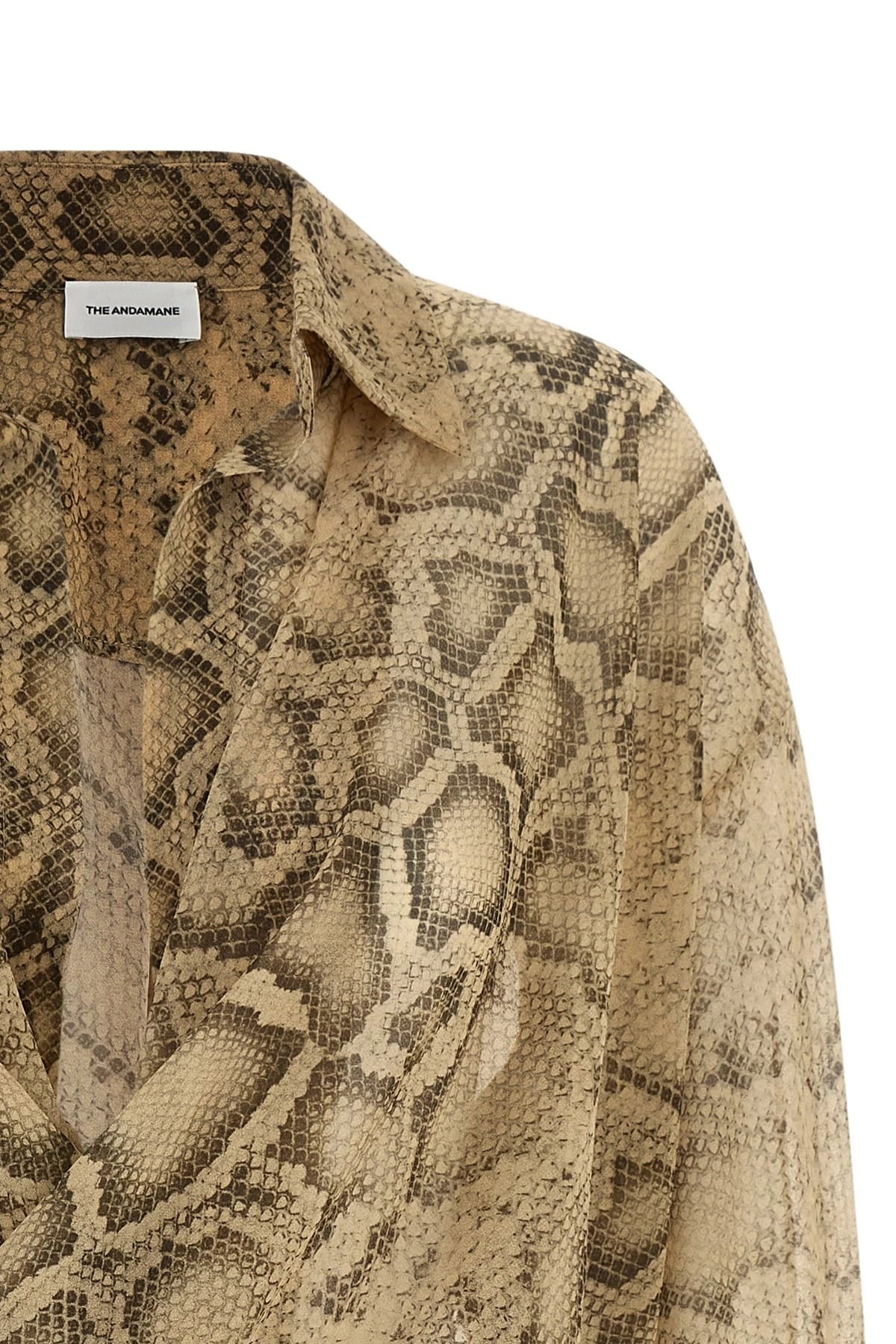 The Andamane The Andamane Paloma Python Print Bodysuit