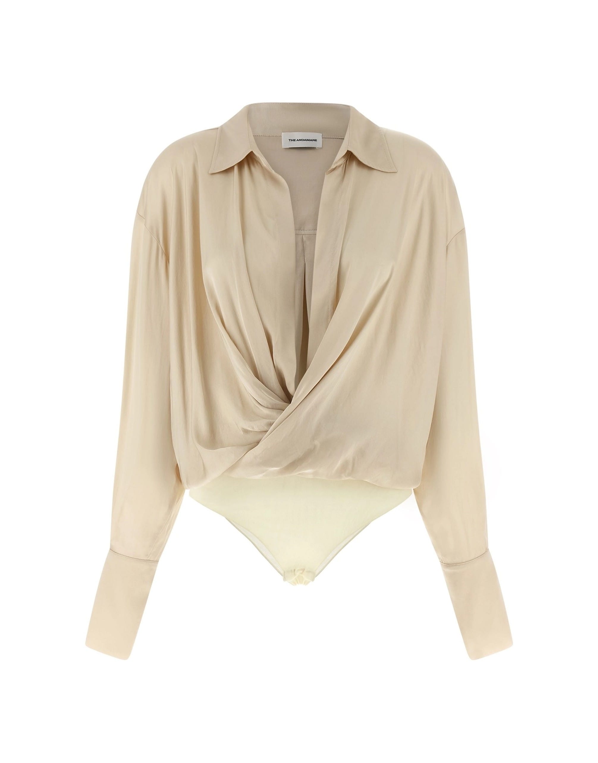 The Andamane The Andamane Paloma Shirt Style Bodysuit