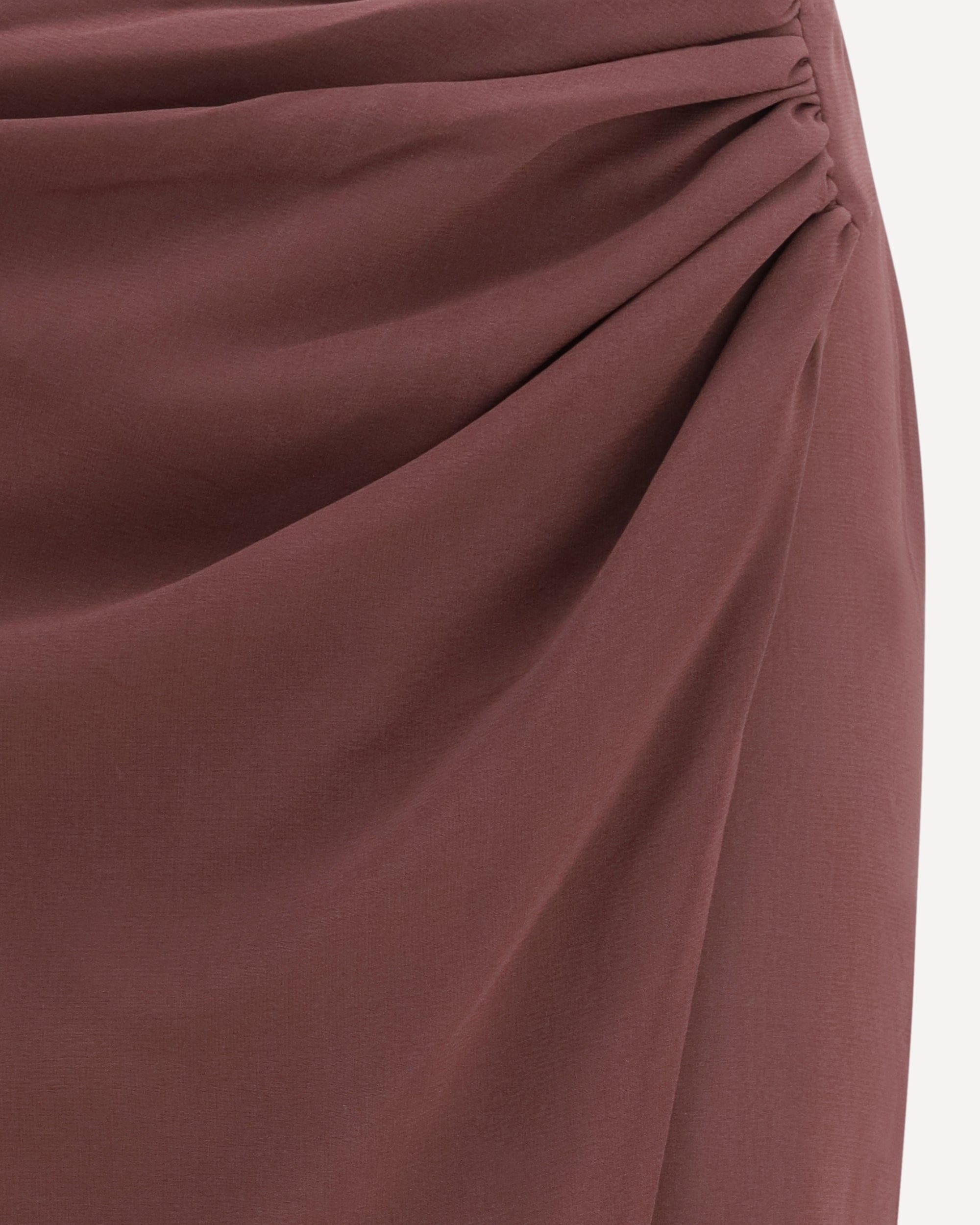 The Andamane Phoebe Silk Midi Skirt