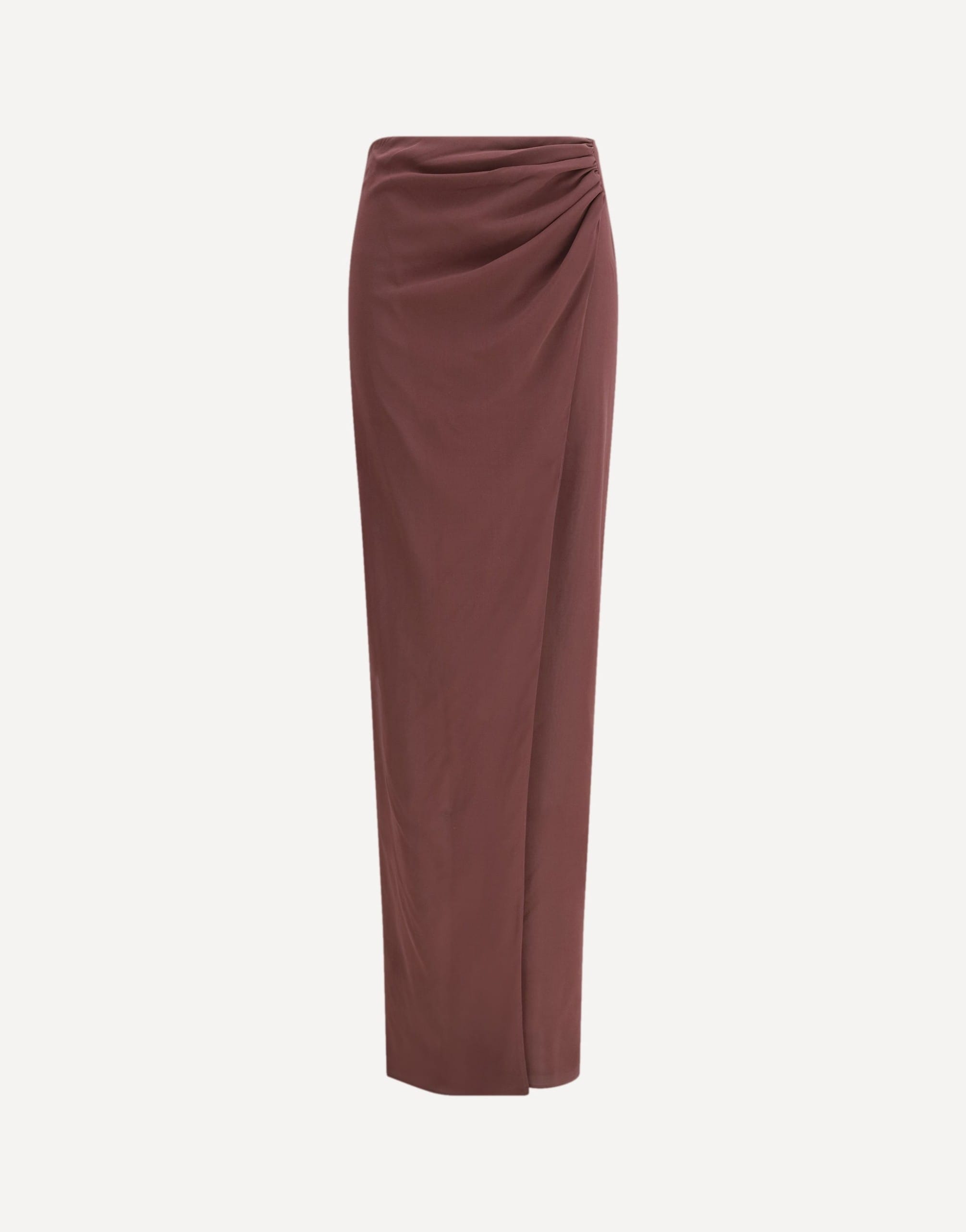 The Andamane Phoebe Silk Midi Skirt