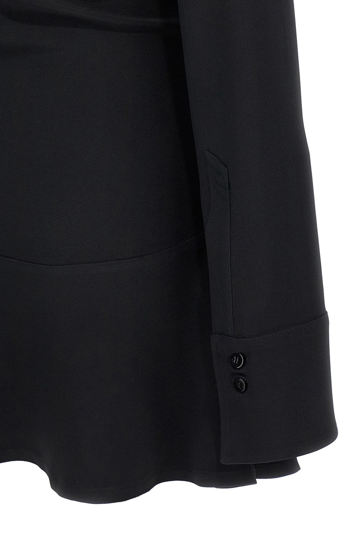 The Attico The Attico Black Mini Polo Dress