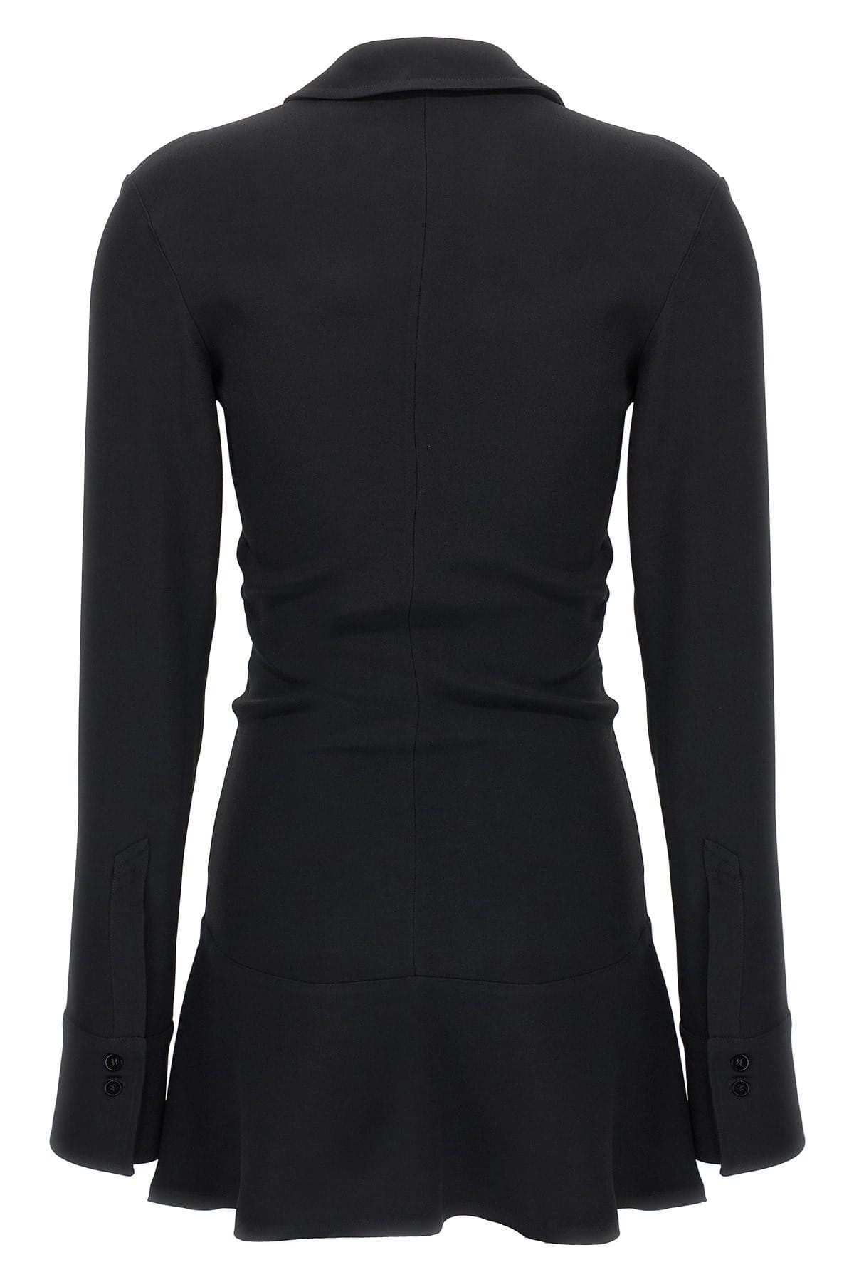 The Attico The Attico Black Mini Polo Dress