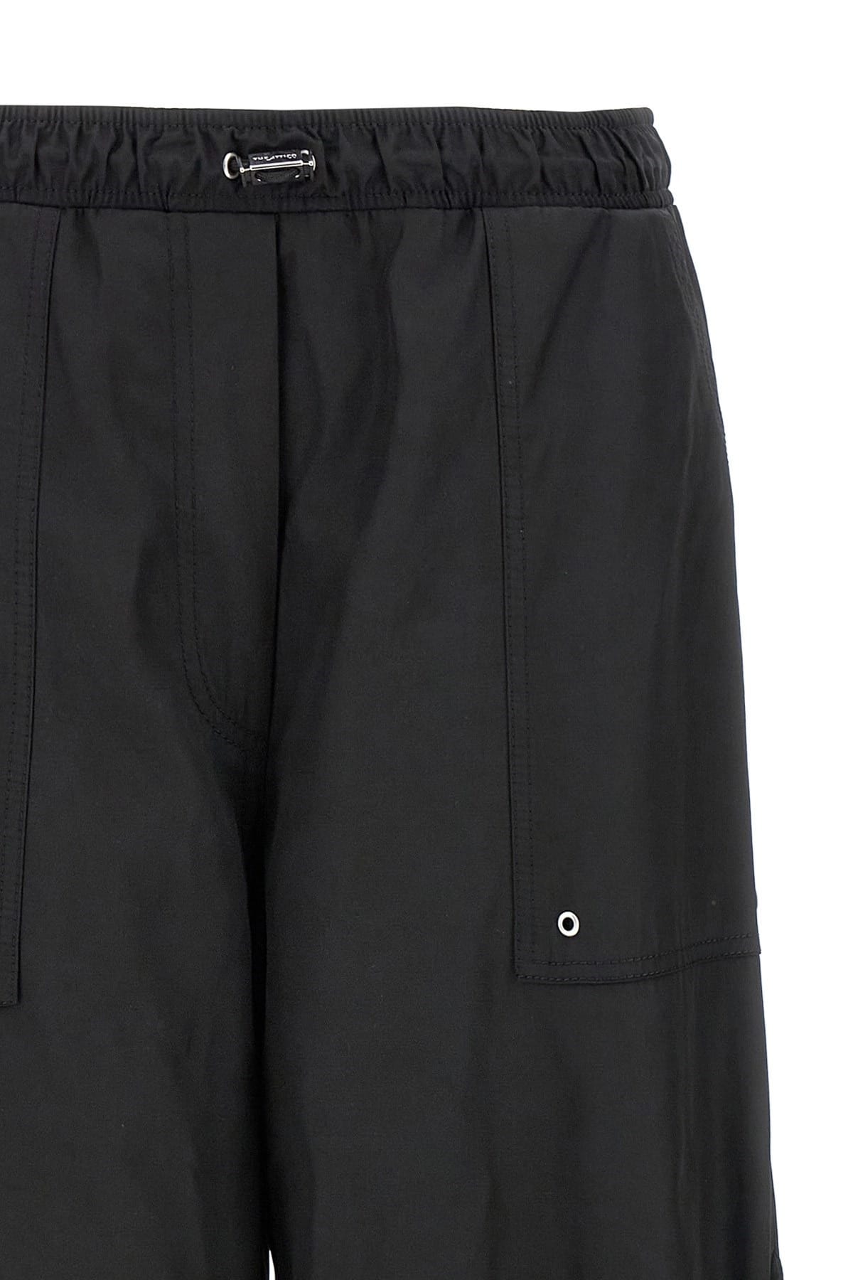 The Attico The Attico Black Oversized Drawstring Pants