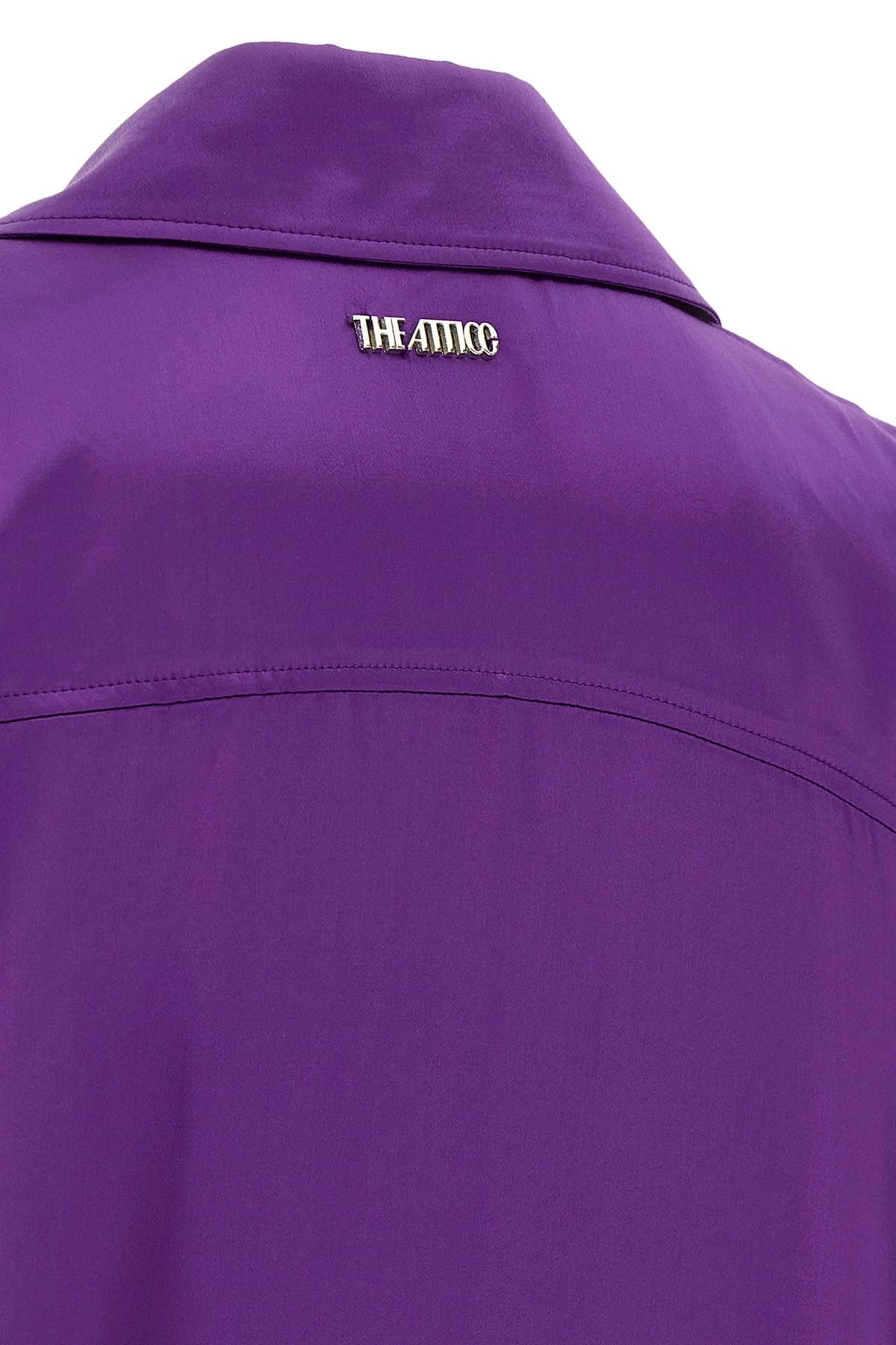 The Attico The Attico Chemisier Midi Dress