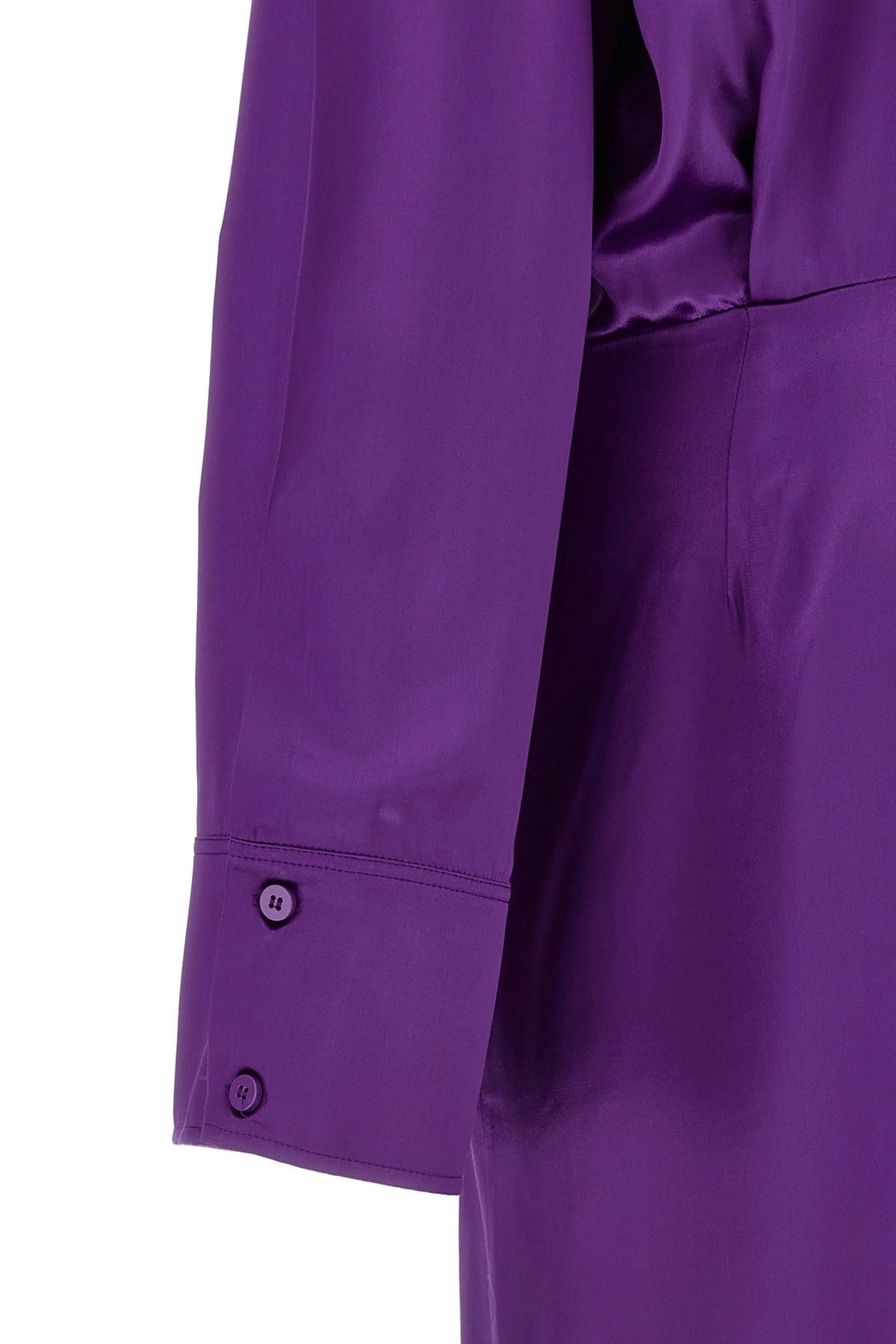 The Attico The Attico Chemisier Midi Dress