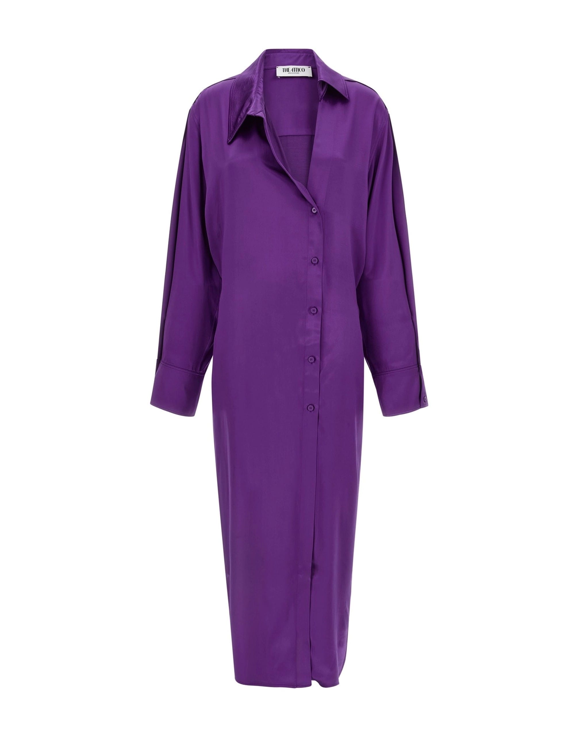 The Attico The Attico Chemisier Midi Dress
