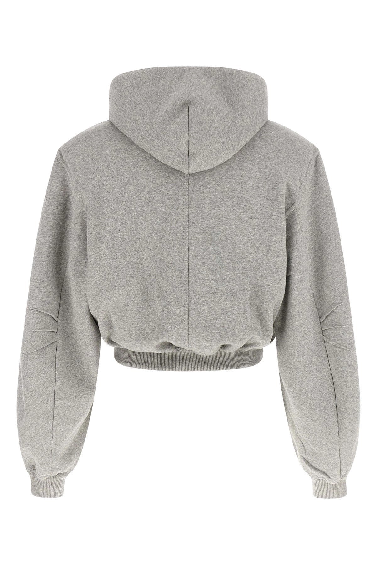 The Attico Cropped Zip Hoodie