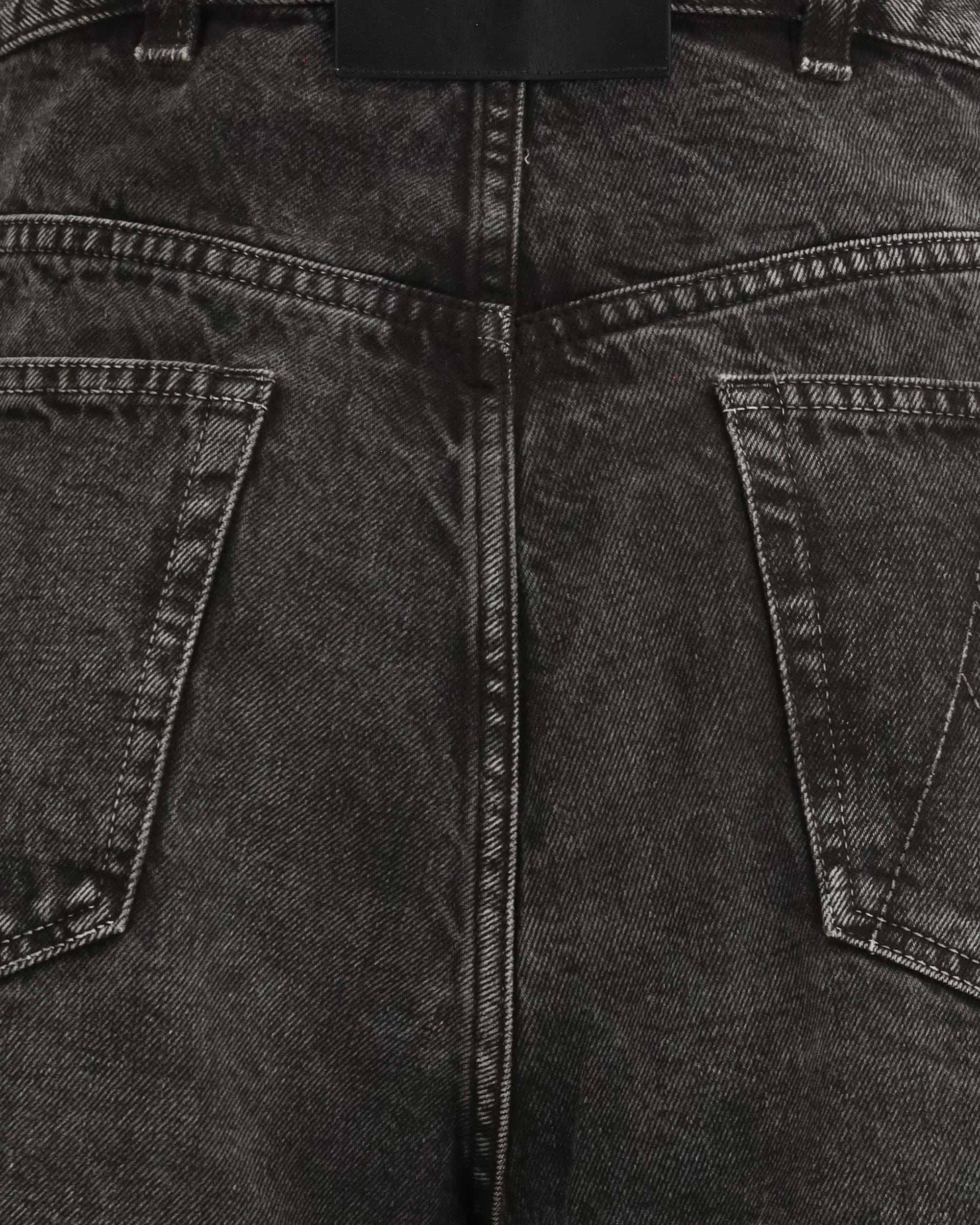 The Attico Cut-Out High-Waisted Wide-Leg Jeans