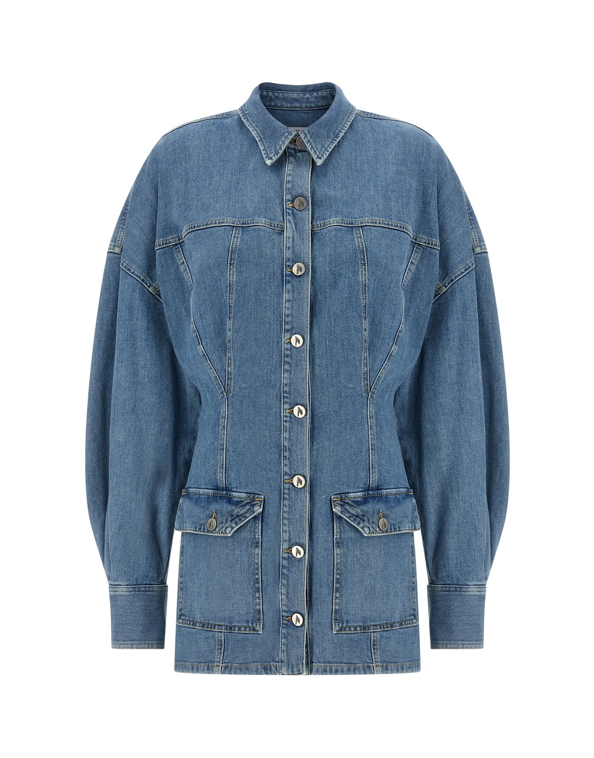 The Attico The Attico Denim Mini Dress