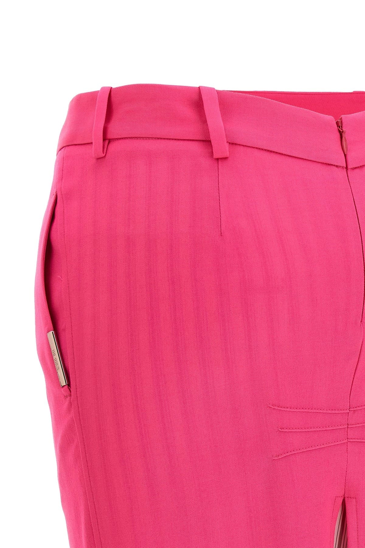 The Attico The Attico Double Layer Midi Skirt