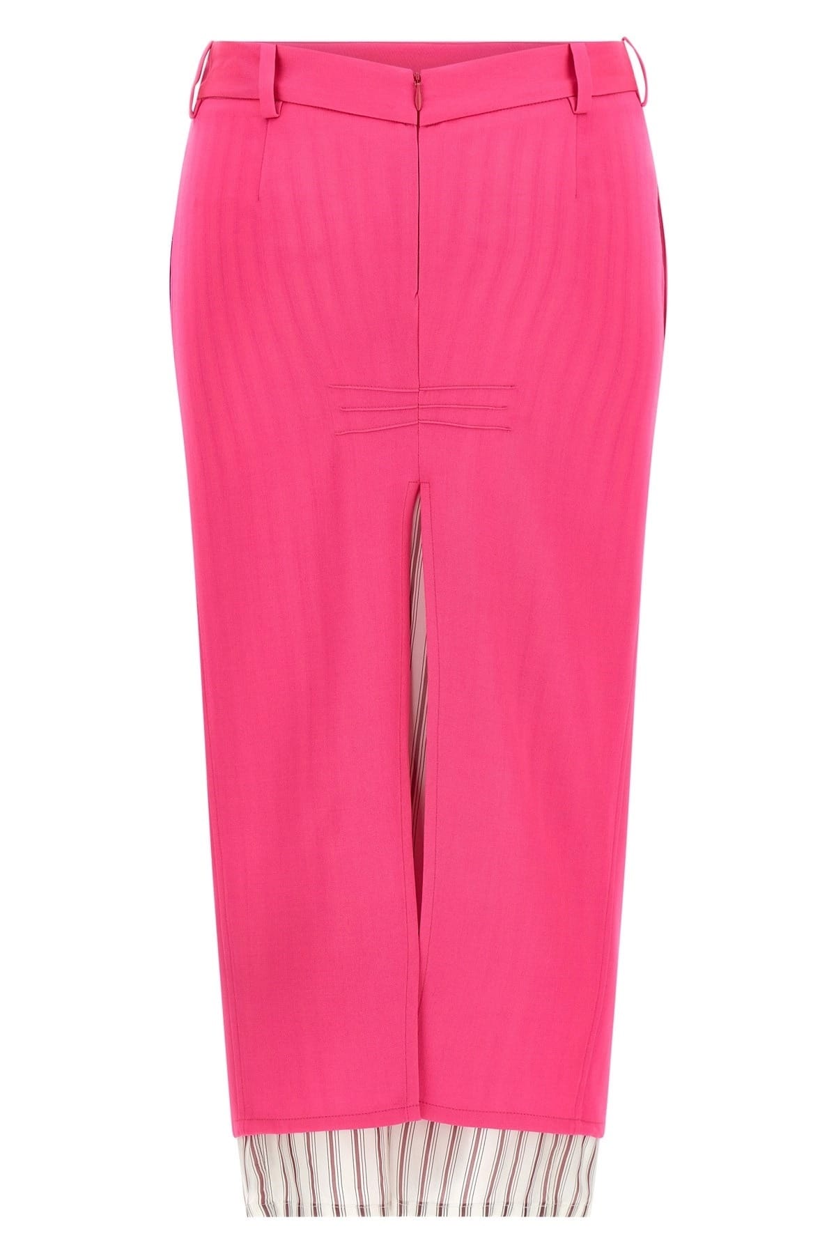 The Attico The Attico Double Layer Midi Skirt