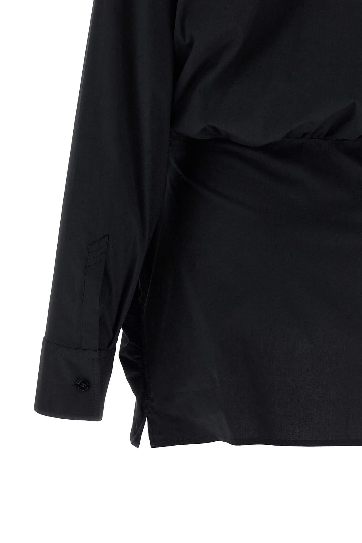 The Attico The Attico Double Layer Shirt Mini Dress