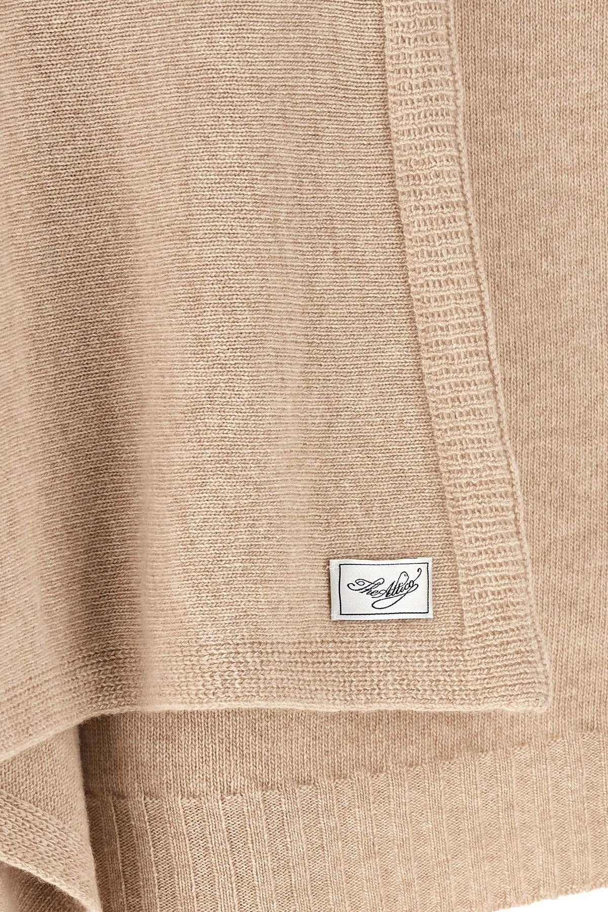 Maglione drappeggiato con sciarpa The Attico
