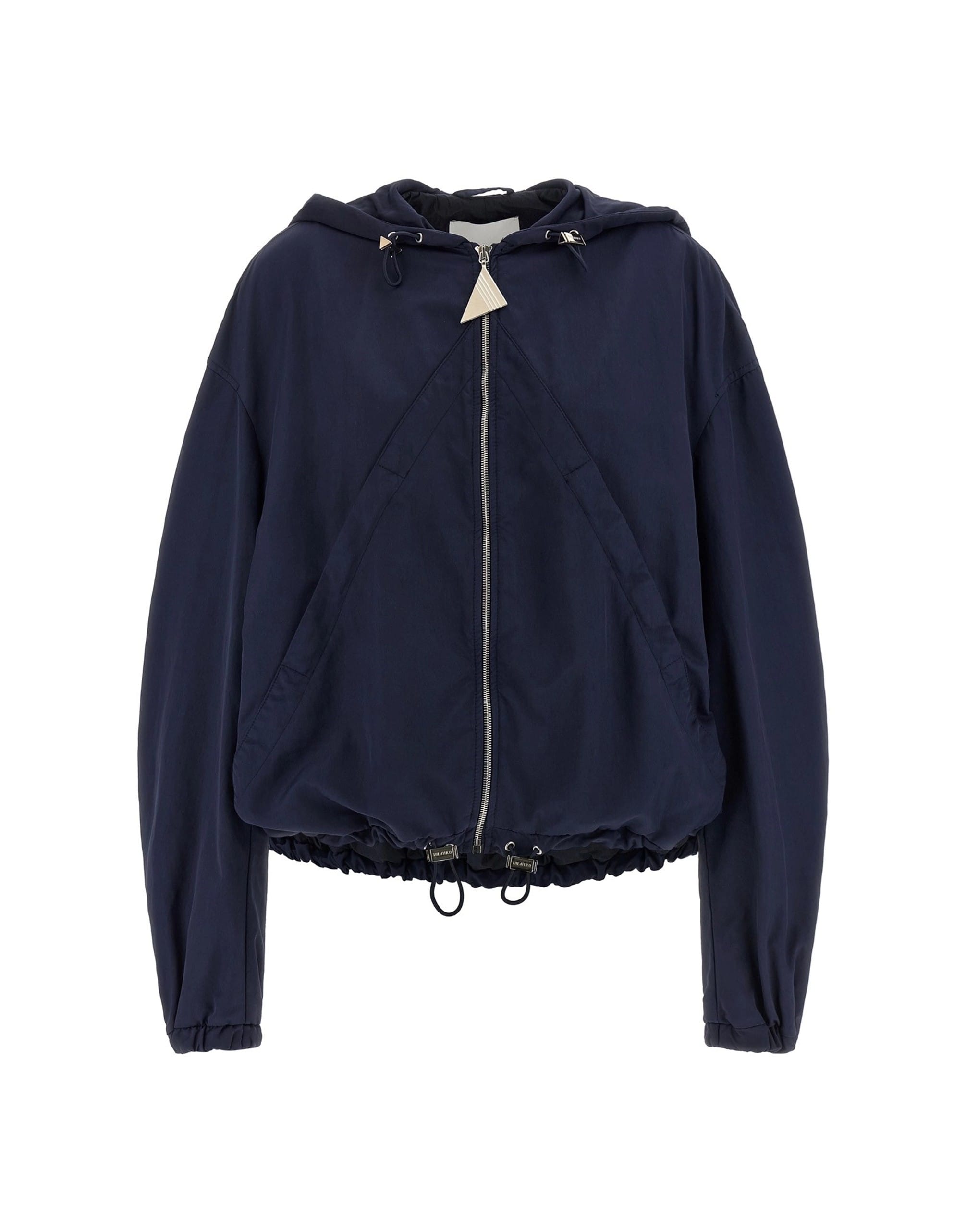 The Attico The Attico Hooded Bomber Jacket