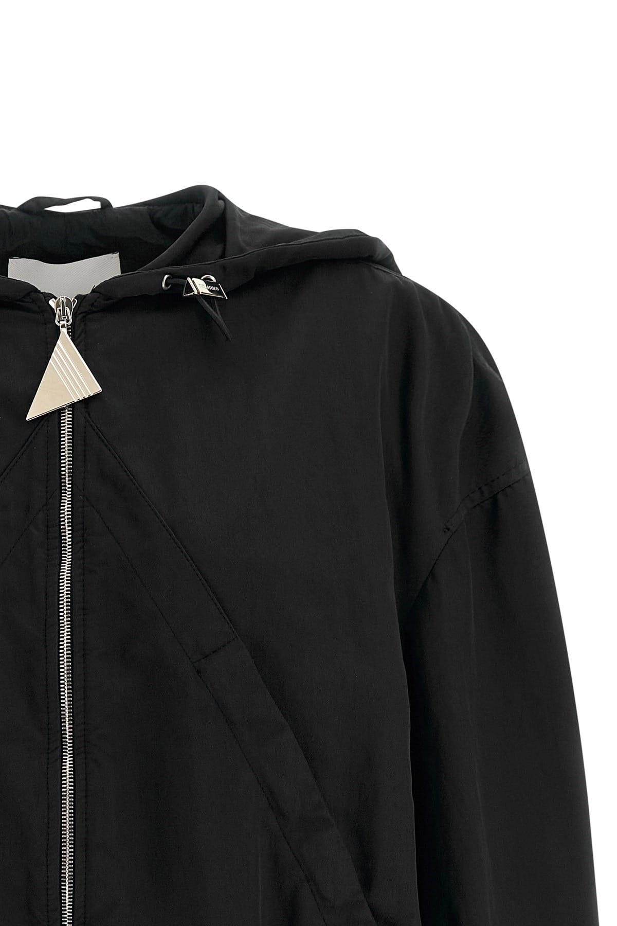 The Attico The Attico Hooded Bomber Jacket