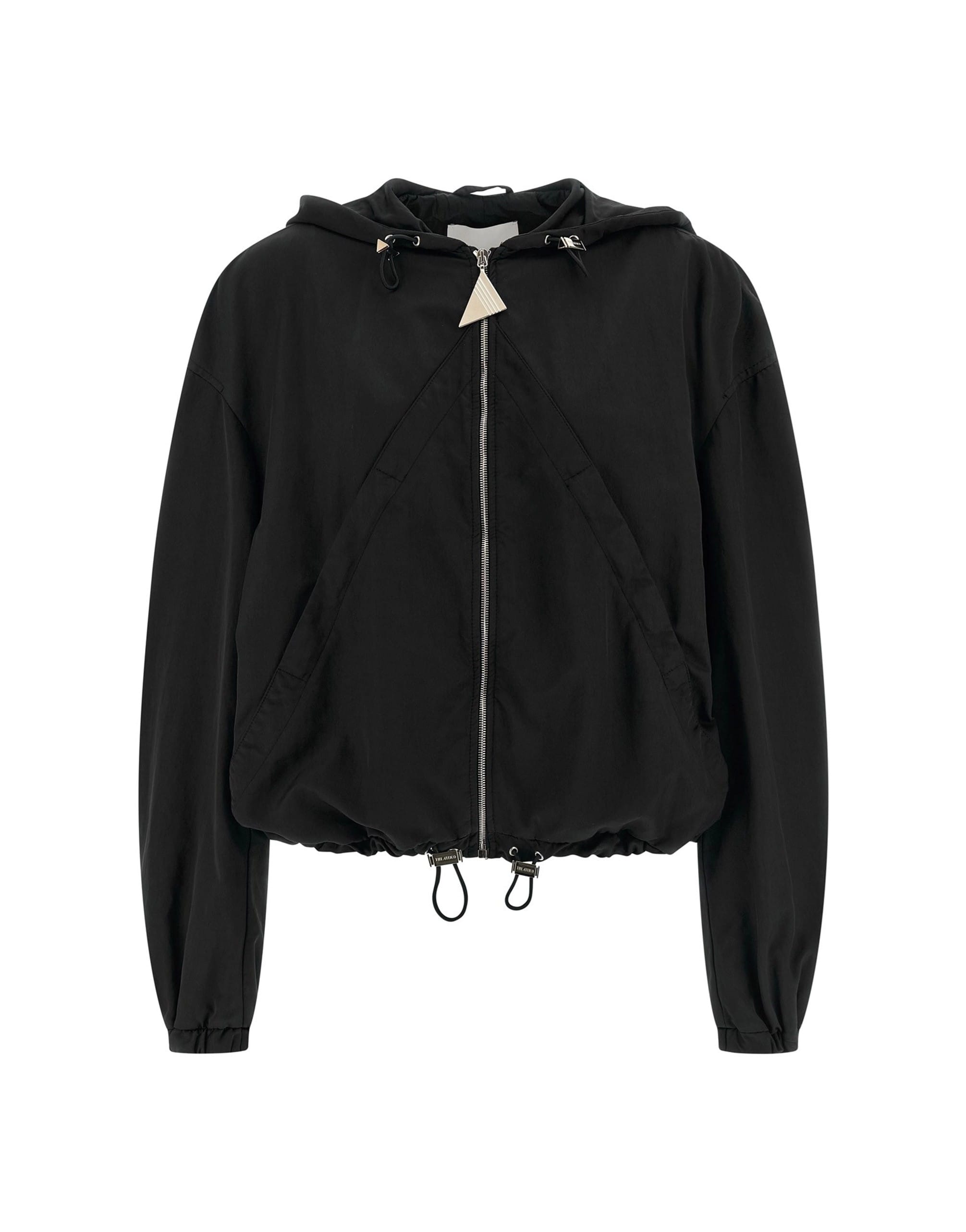 The Attico The Attico Hooded Bomber Jacket