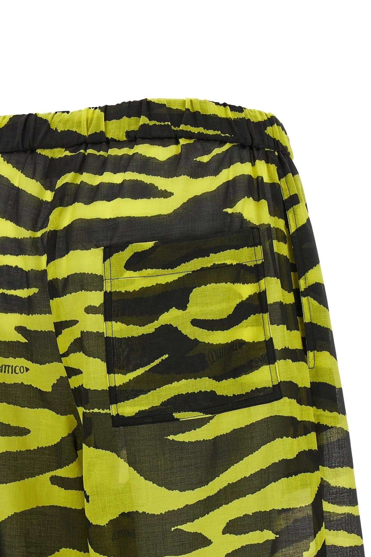 The Attico The Attico Il Primo Bagno Animal Print Pants