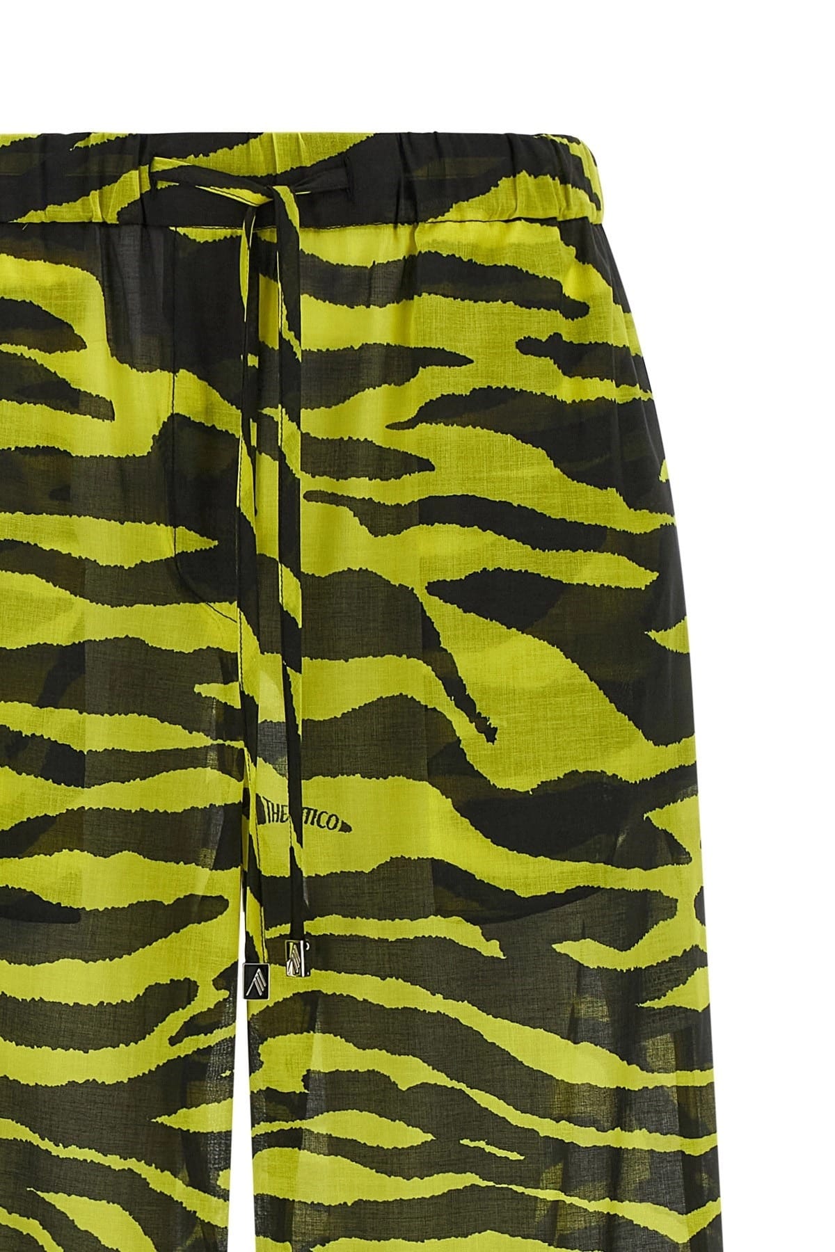 The Attico The Attico Il Primo Bagno Animal Print Pants