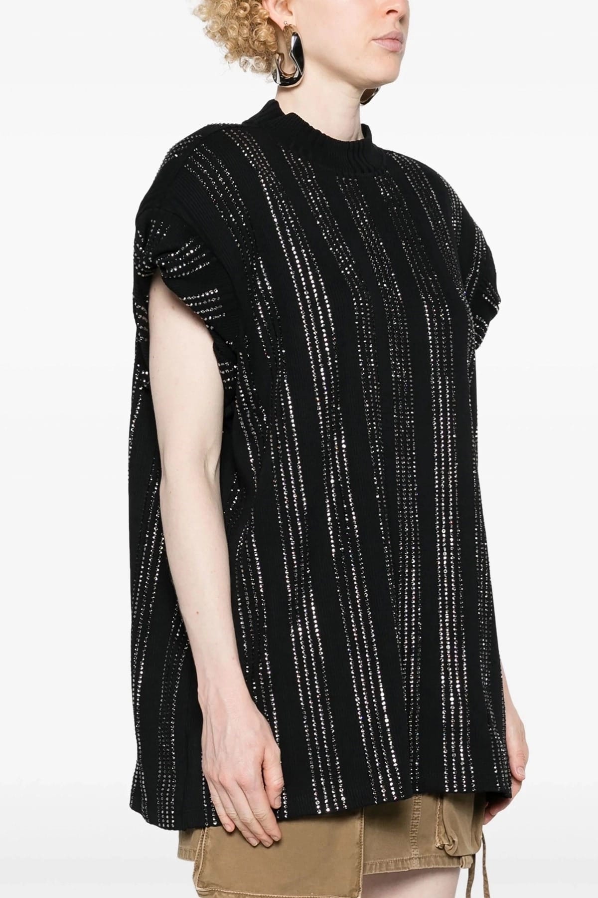 The Attico Laurie Cotton Jersey Dress - alternate view
