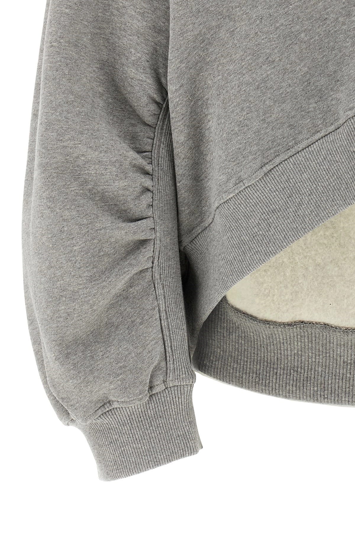 The Attico The Attico Logo Embroidery V-Neck Sweatshirt
