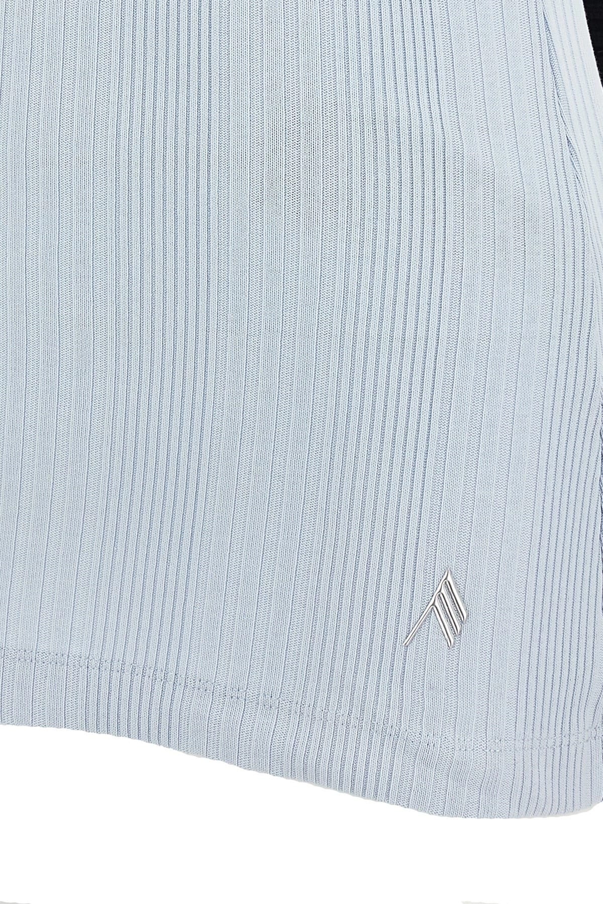 The Attico The Attico Logo Ribbed Top