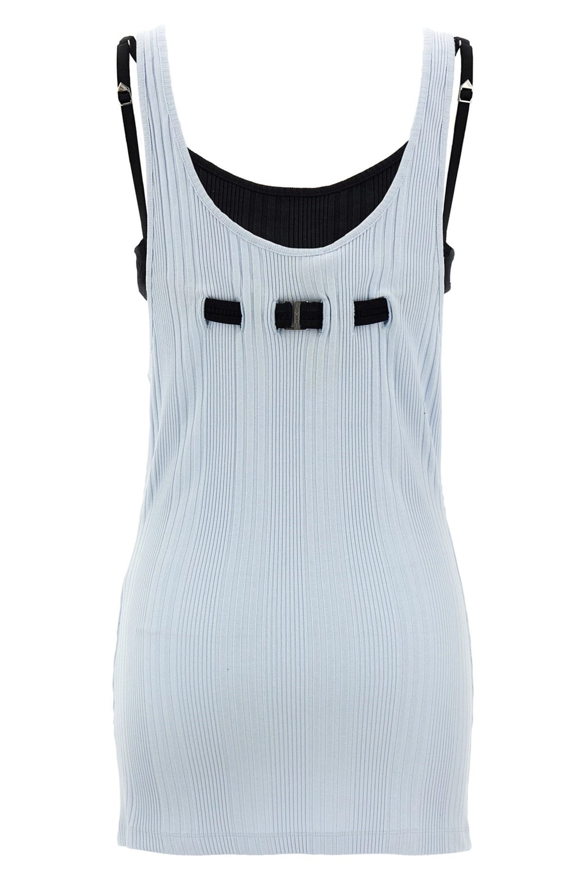 The Attico The Attico Logo Ribbed Top