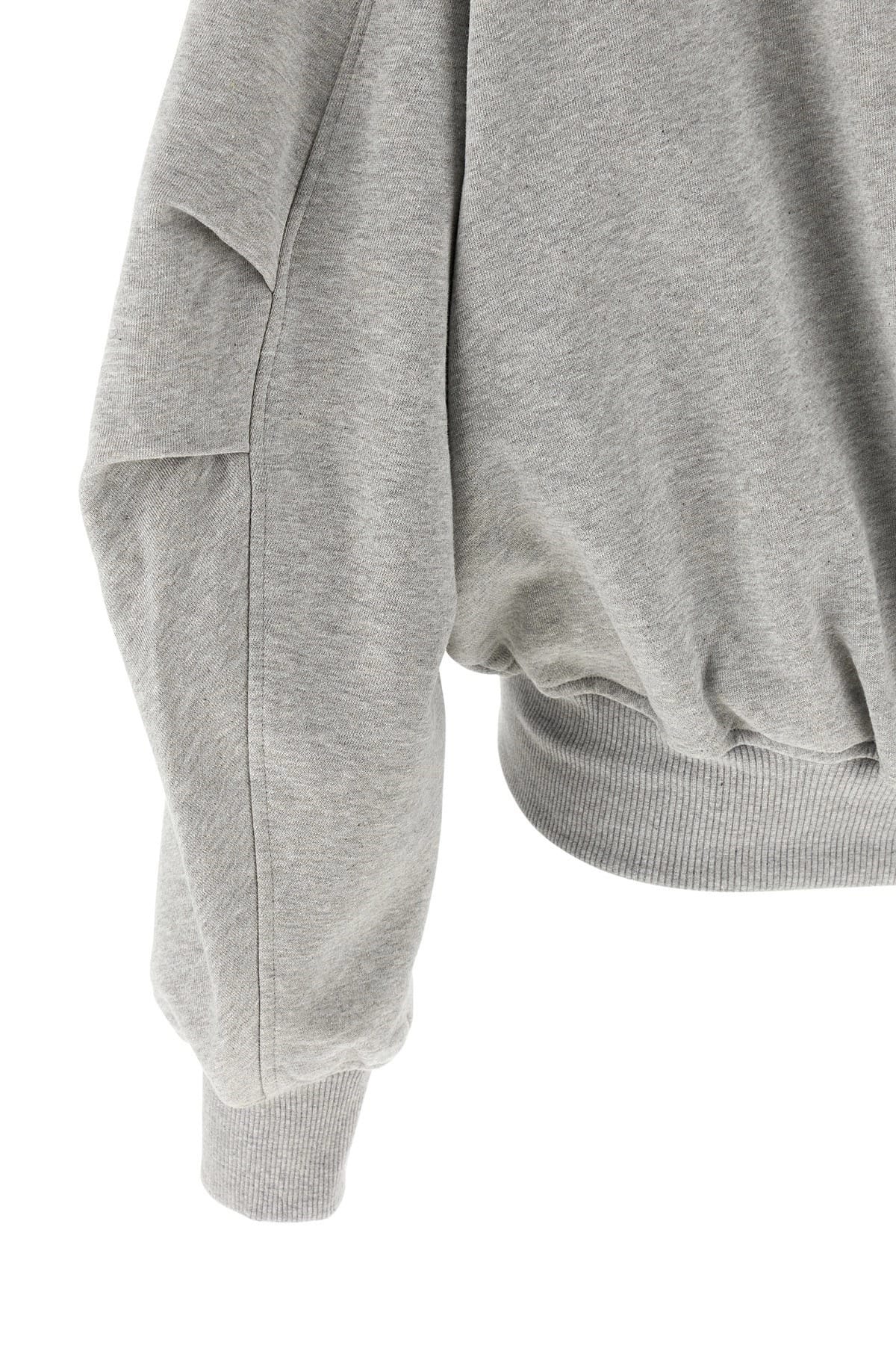 The Attico The Attico Logo Zip Hoodie