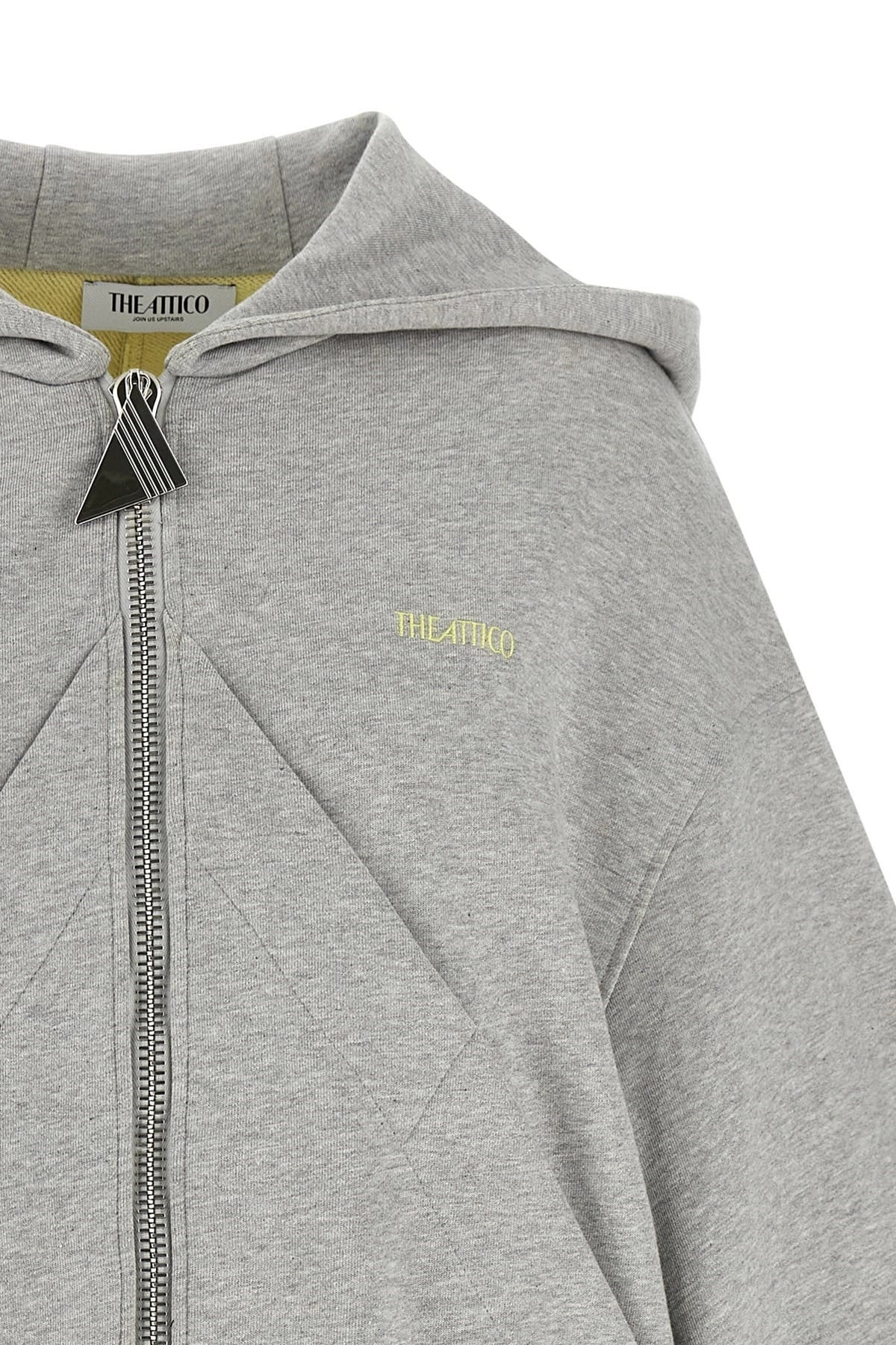 The Attico The Attico Logo Zip Hoodie