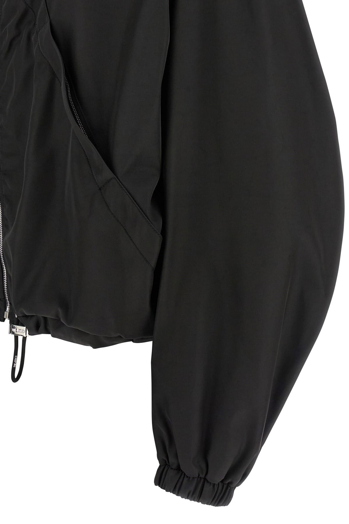 The Attico The Attico Maxi Hood Bomber Jacket
