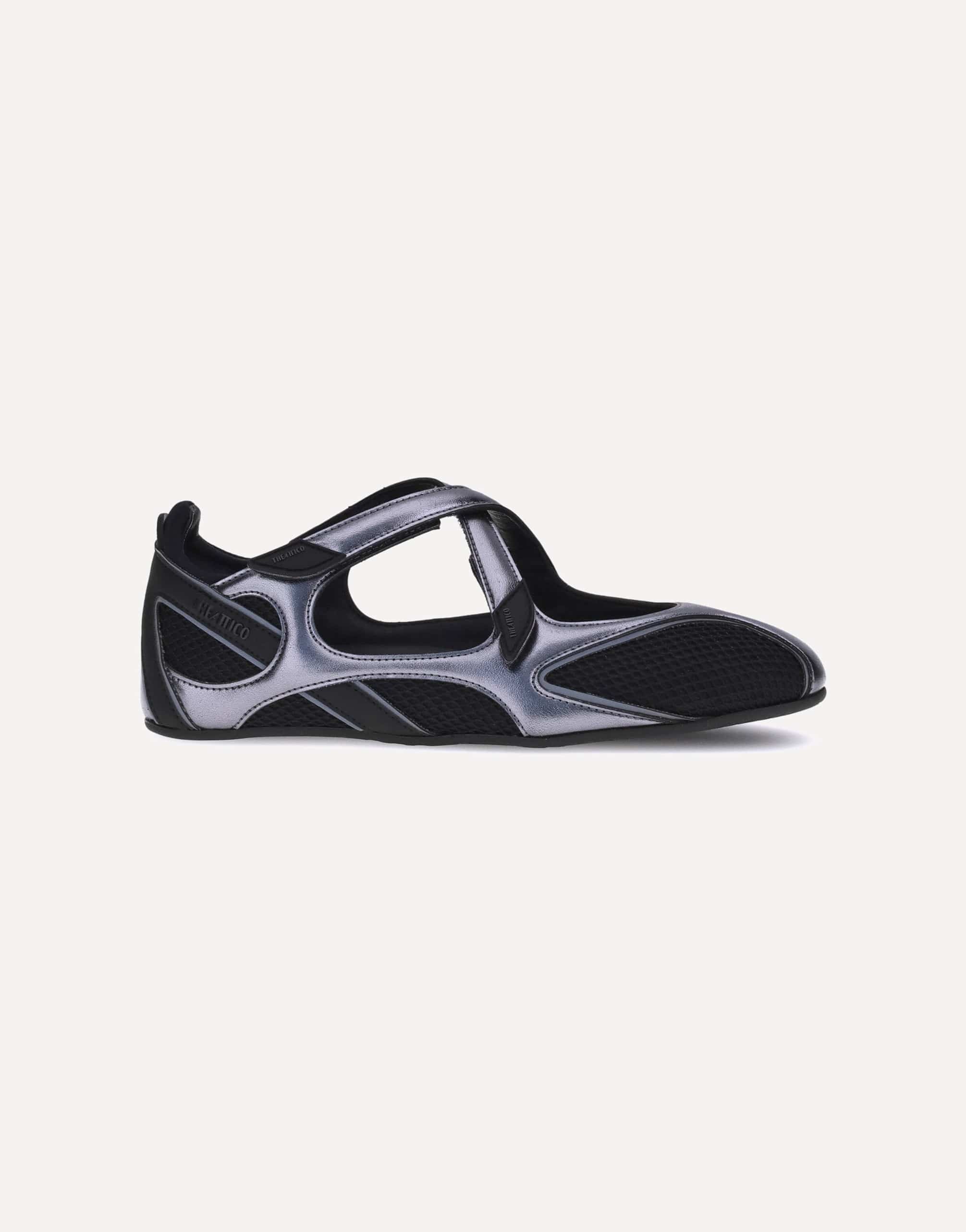 The Attico Nomad Ballerinas With Crisscross Straps