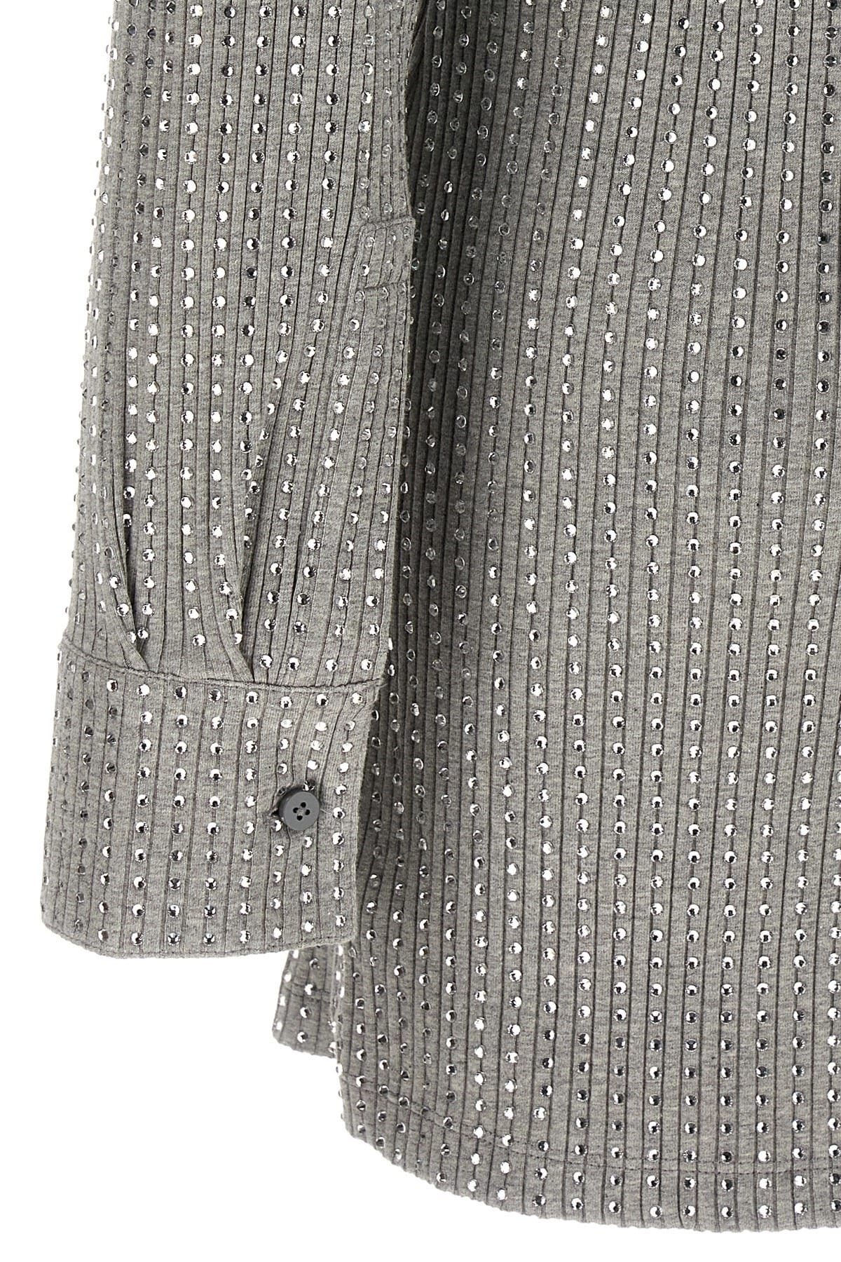 The Attico The Attico Rhinestone Mini Dress
