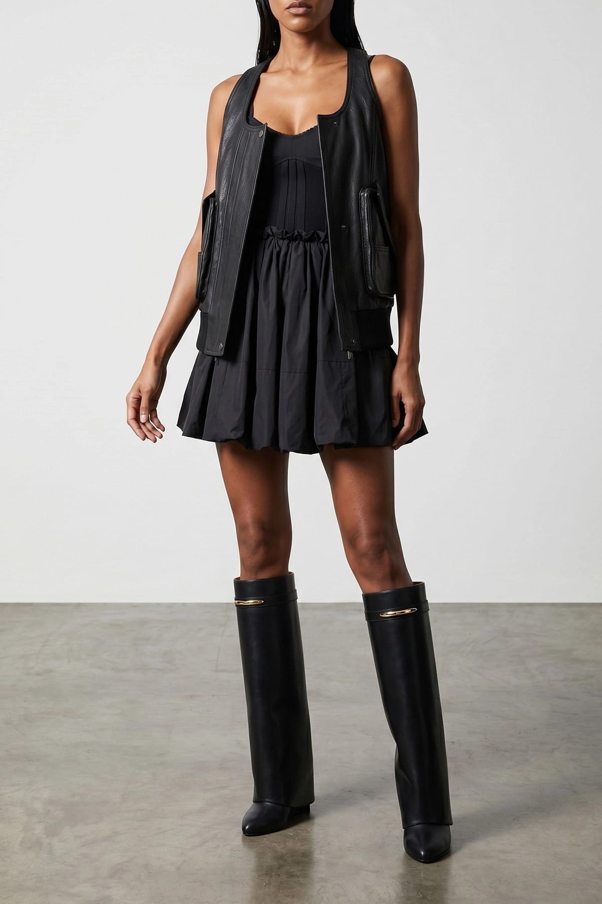 The Attico The Attico Taffeta Mini Dress