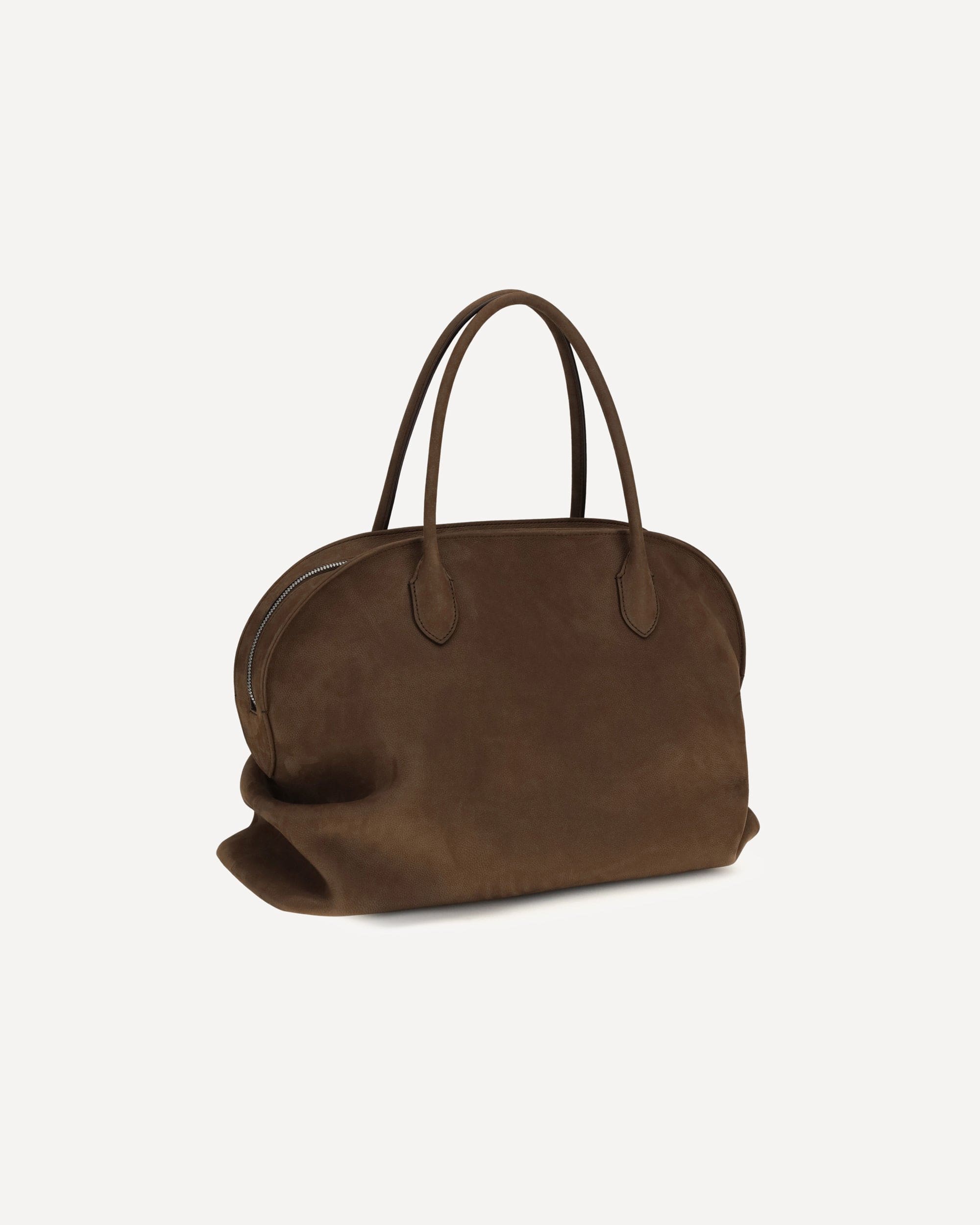 The Row The Row Agnes 16 Suede Handbag