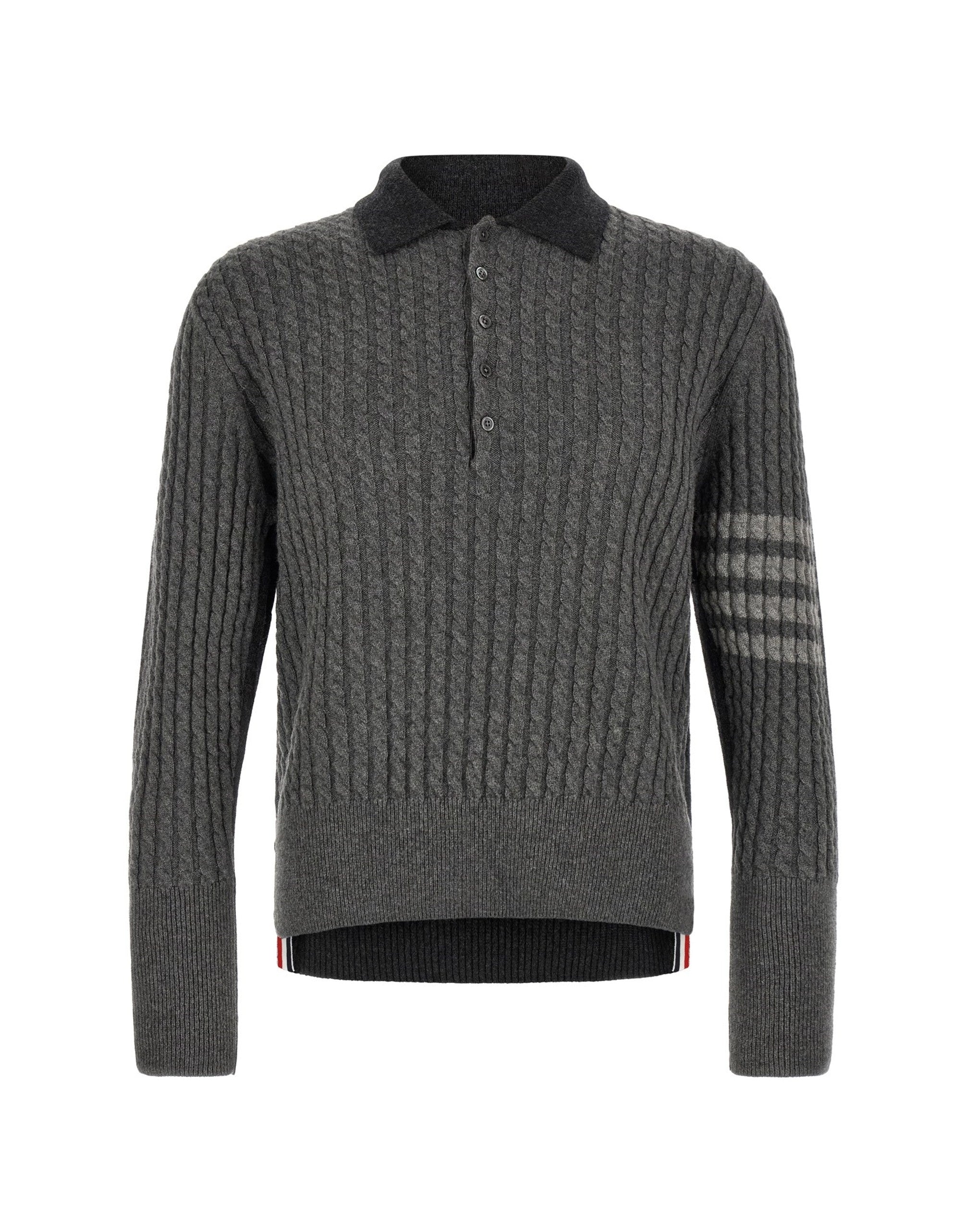 Thom Browne 2-in-1 trompe-l'oeil poloshirt