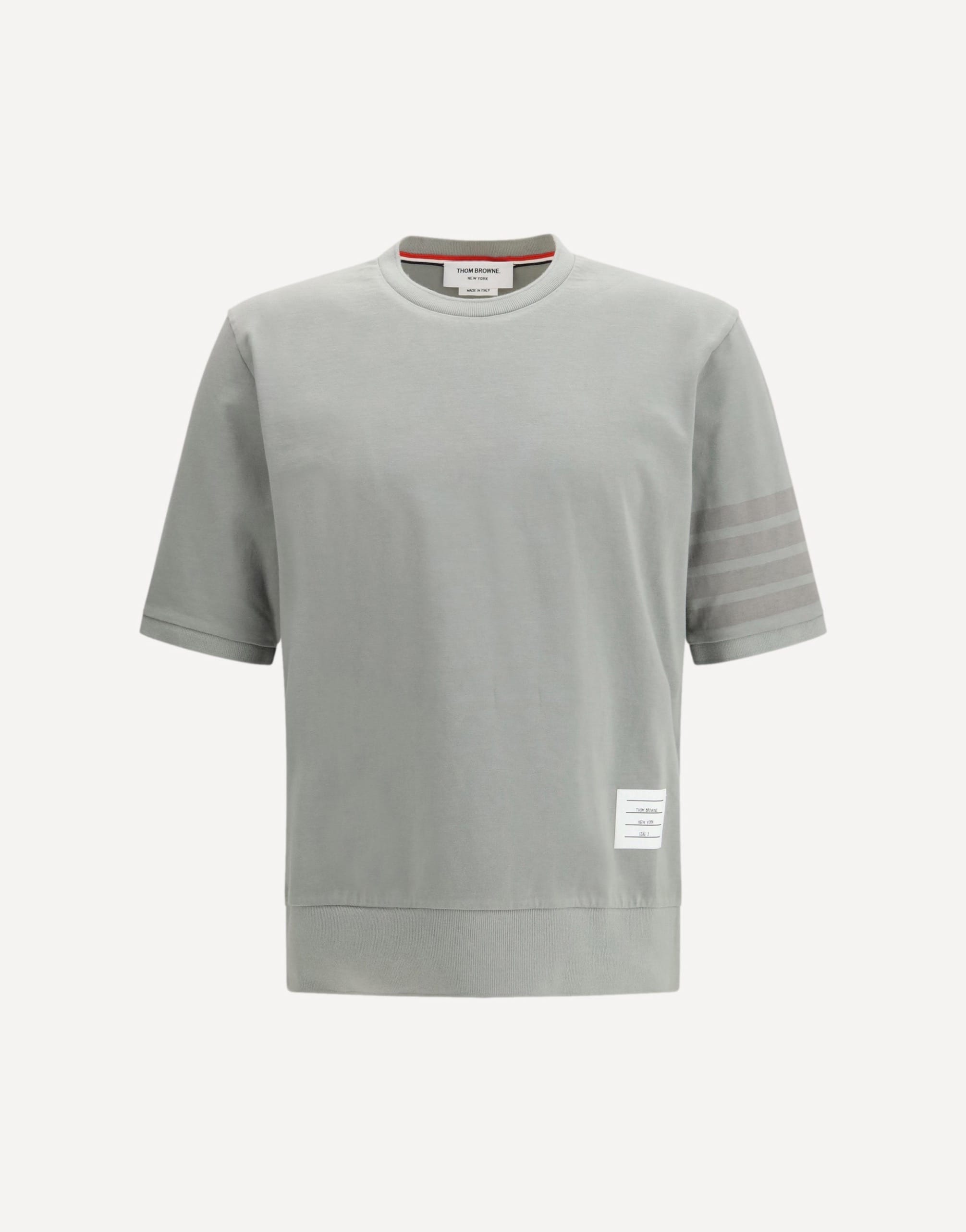 Thom Browne 4-Bar Cotton Jersey T-Shirt