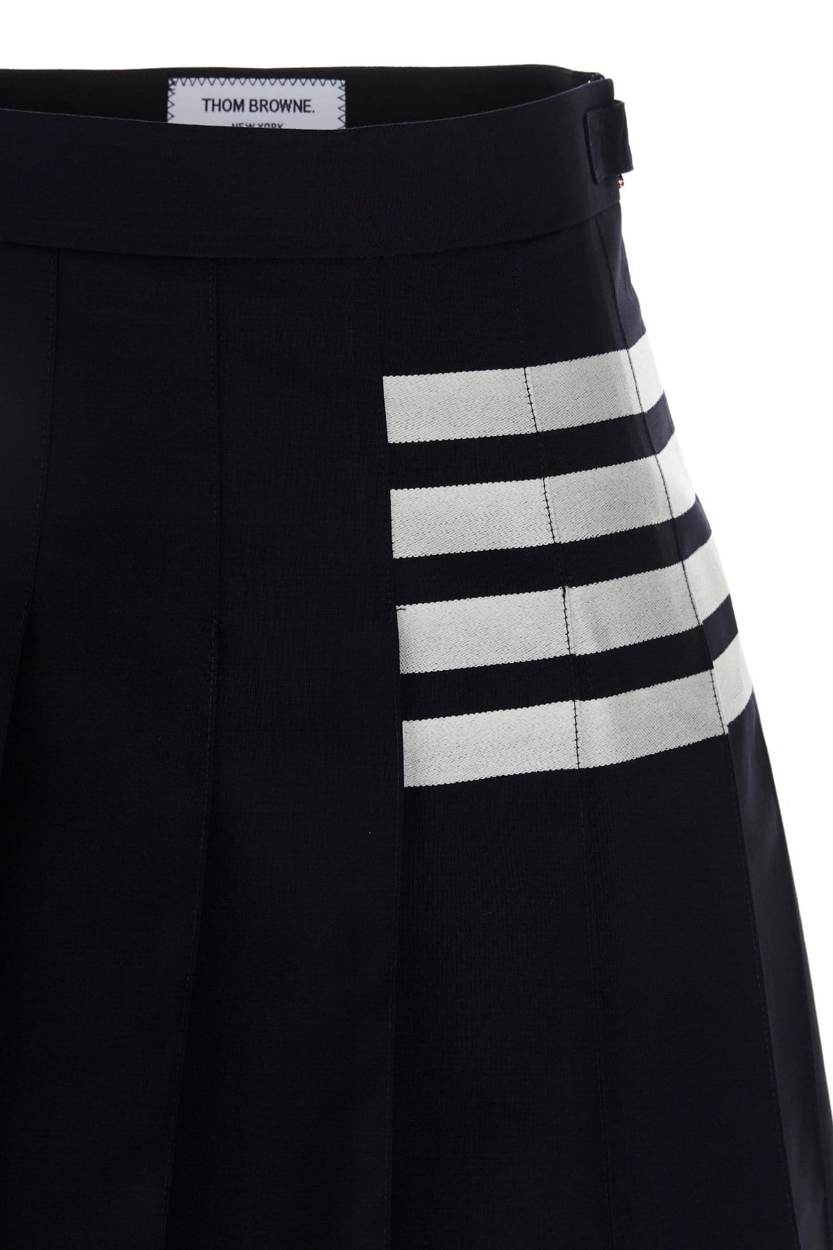 Thom Browne Thom Browne 4 Bar Mini Skirt
