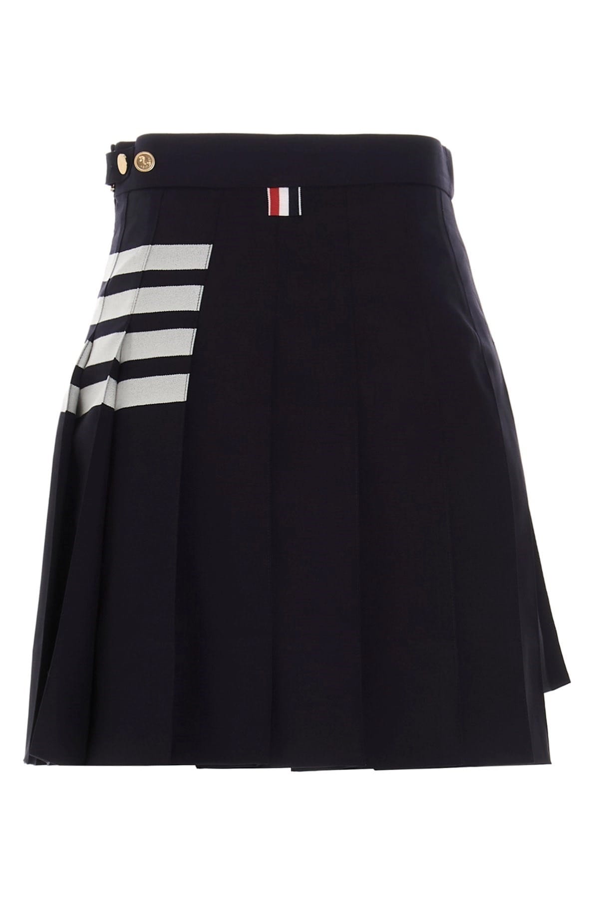 Thom Browne Thom Browne 4 Bar Mini Skirt