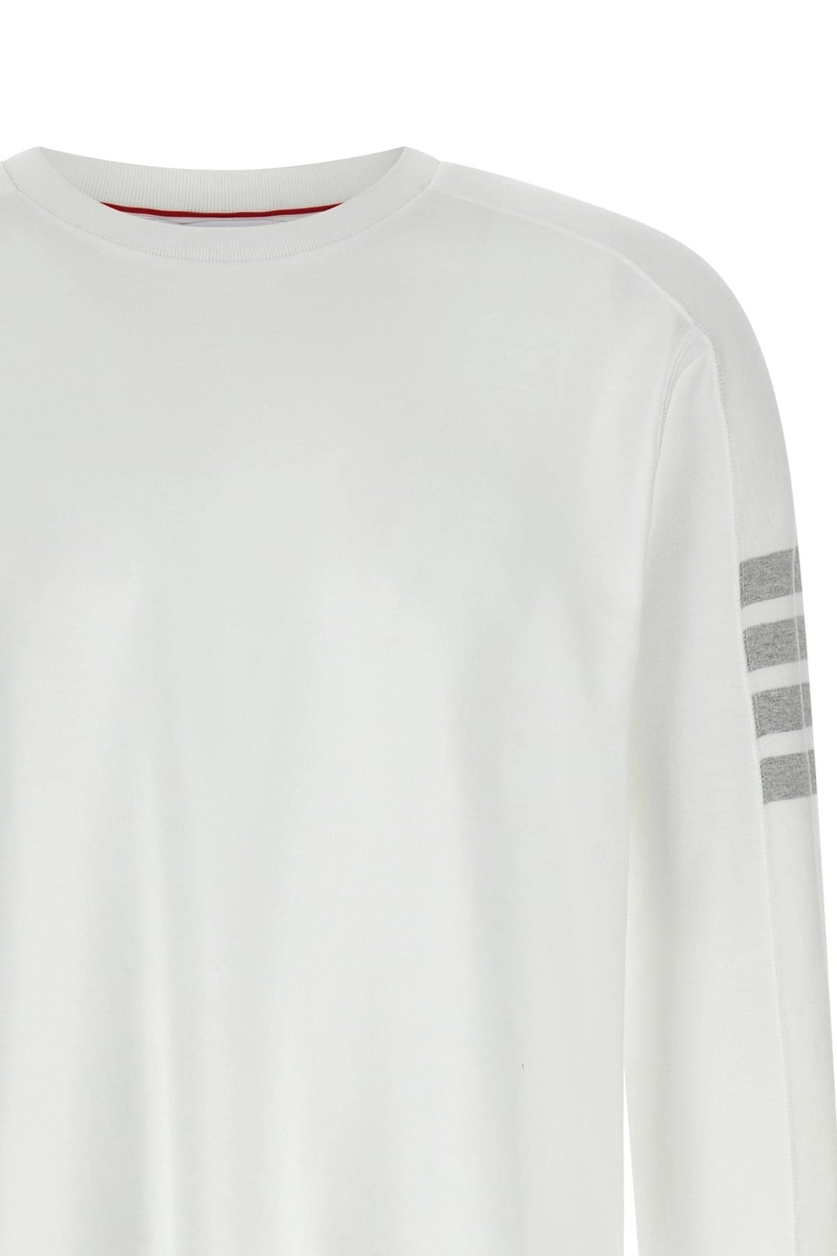 Thom Browne Thom Browne 4BAR Cotton Crewneck T-Shirt
