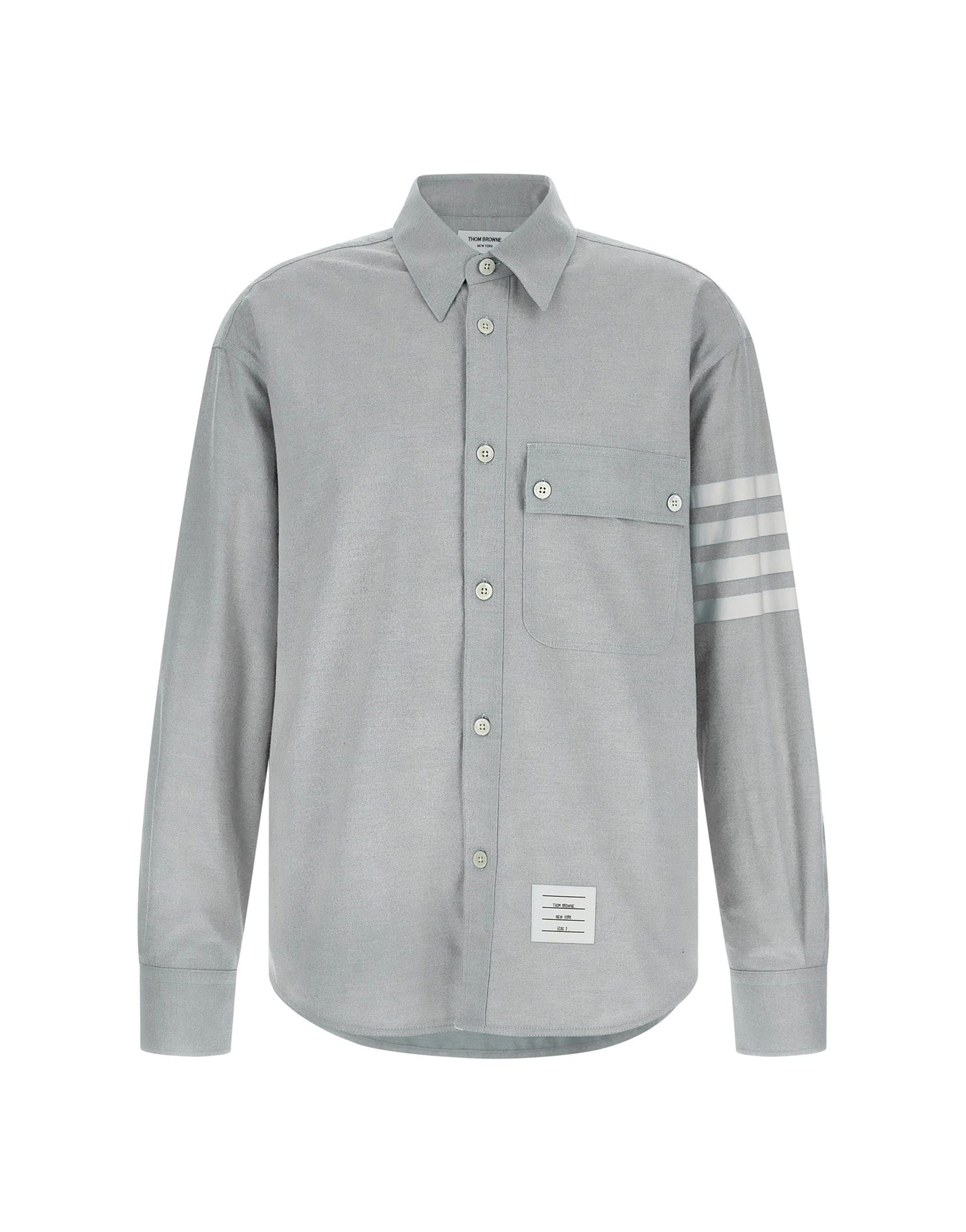 Thom Browne Thom Browne 4bar Flannel Shirt