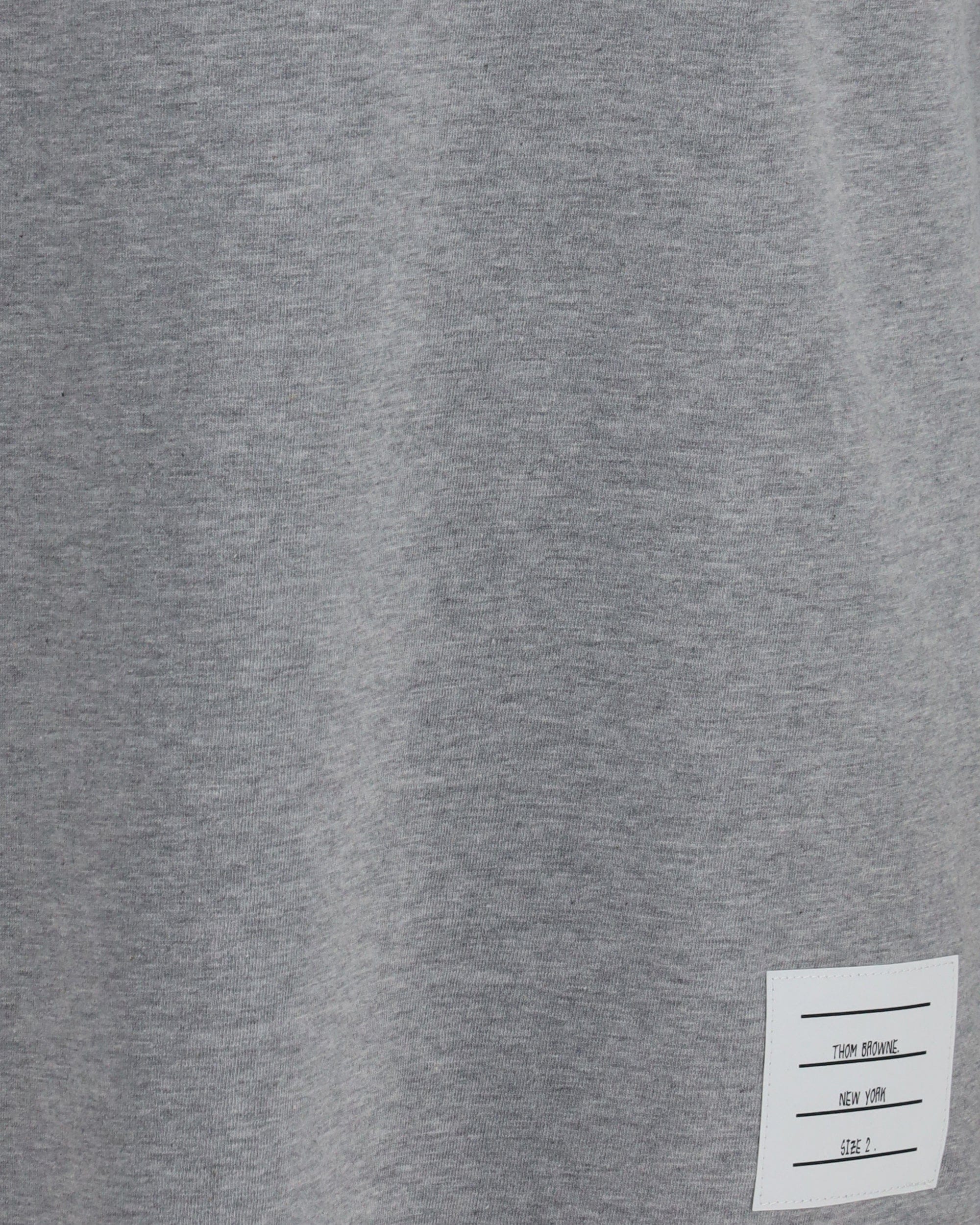 Thom Browne Thom Browne Contrast-Trim Crew Neck T-Shirt