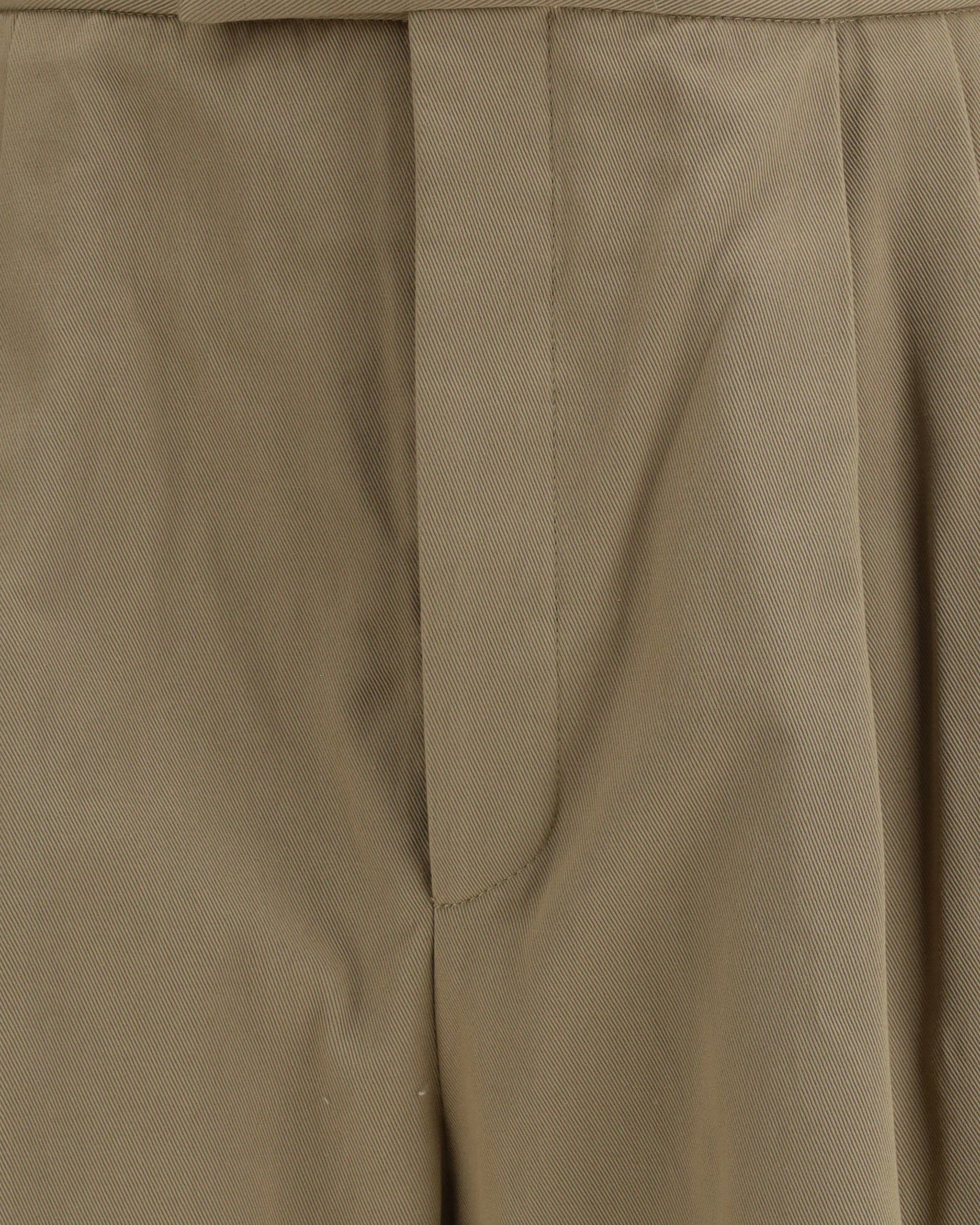 Thom Browne Cotton Gabardine Pants With Double Pleats