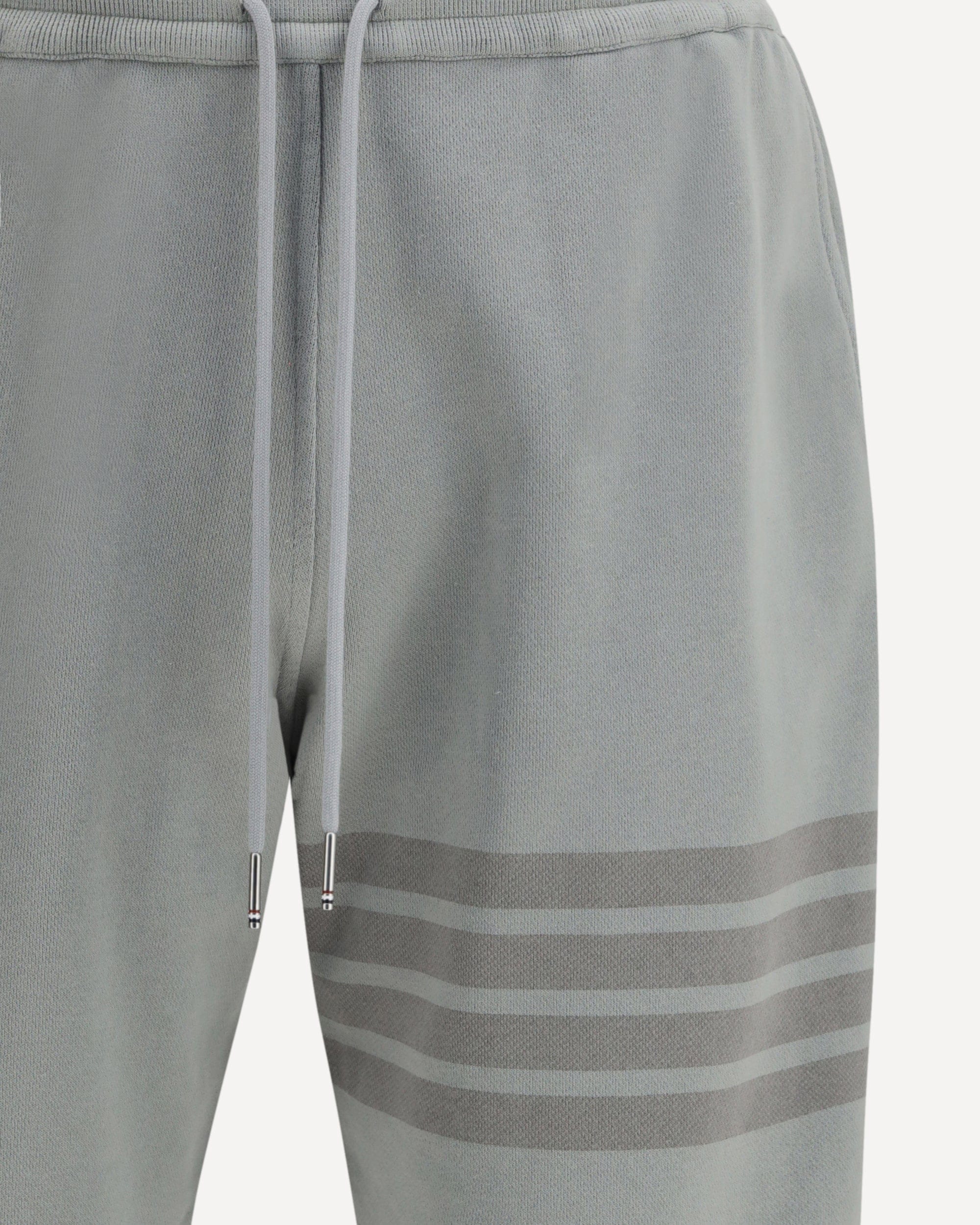 Thom Browne Cotton Sweatpants With Elastic Waistband And Stripes