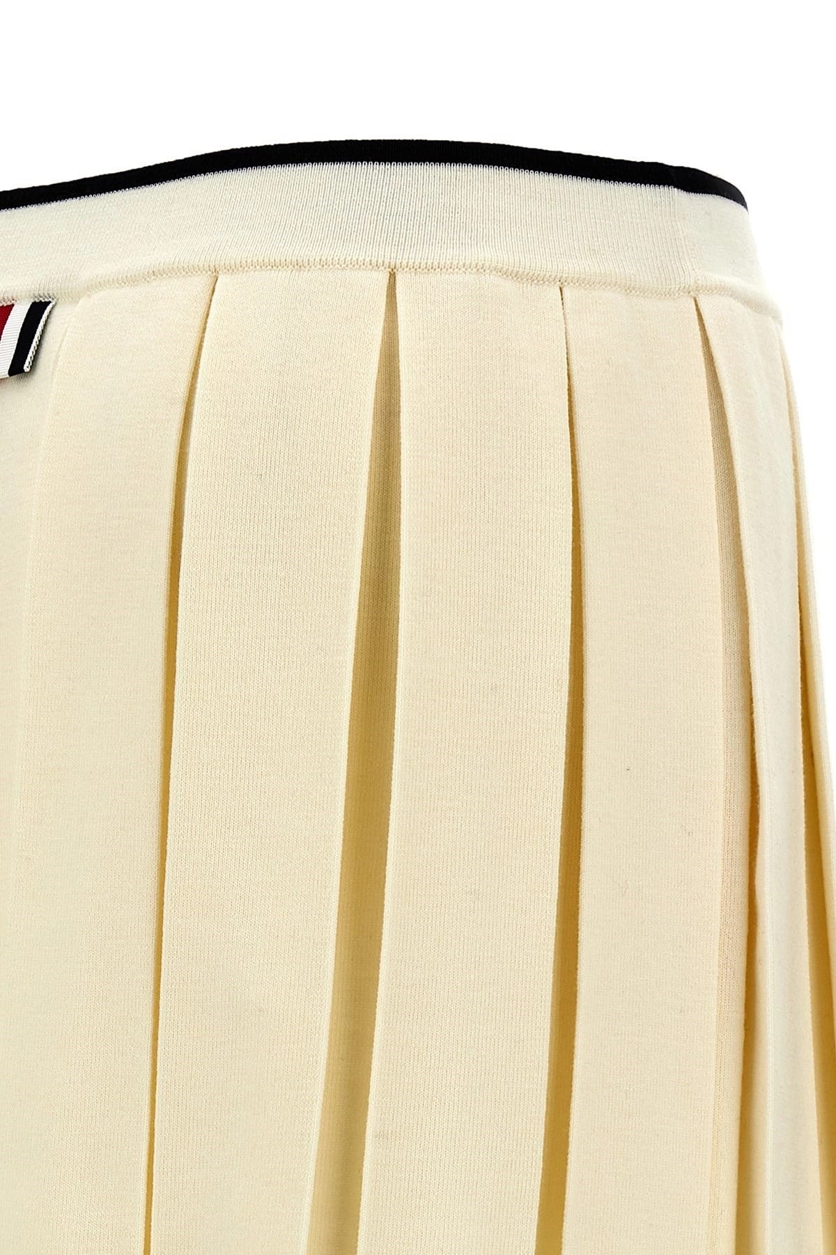 Thom Browne Thom Browne Knitted Pleated Skirt