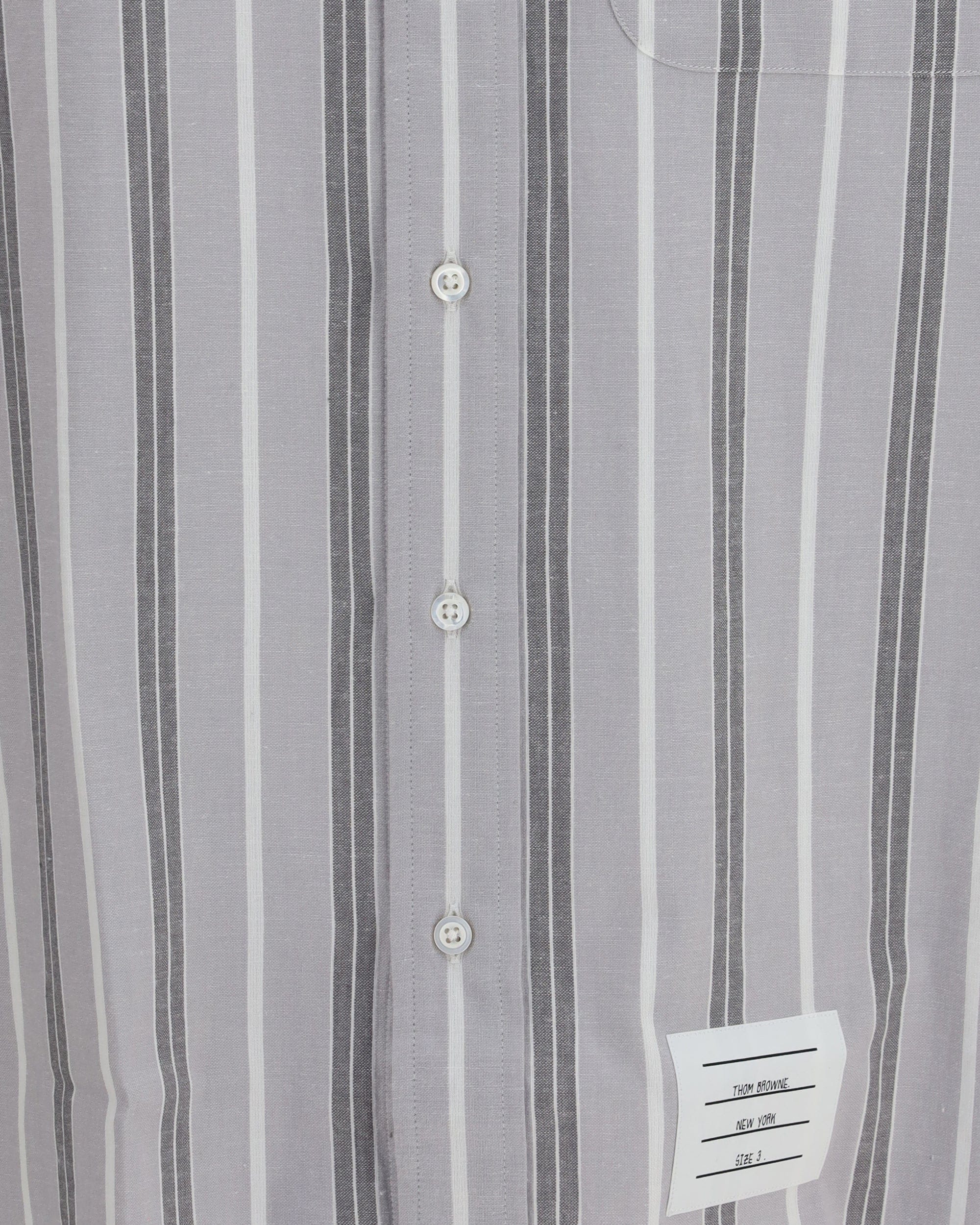 Thom Browne Madras Striped Armband Shirt