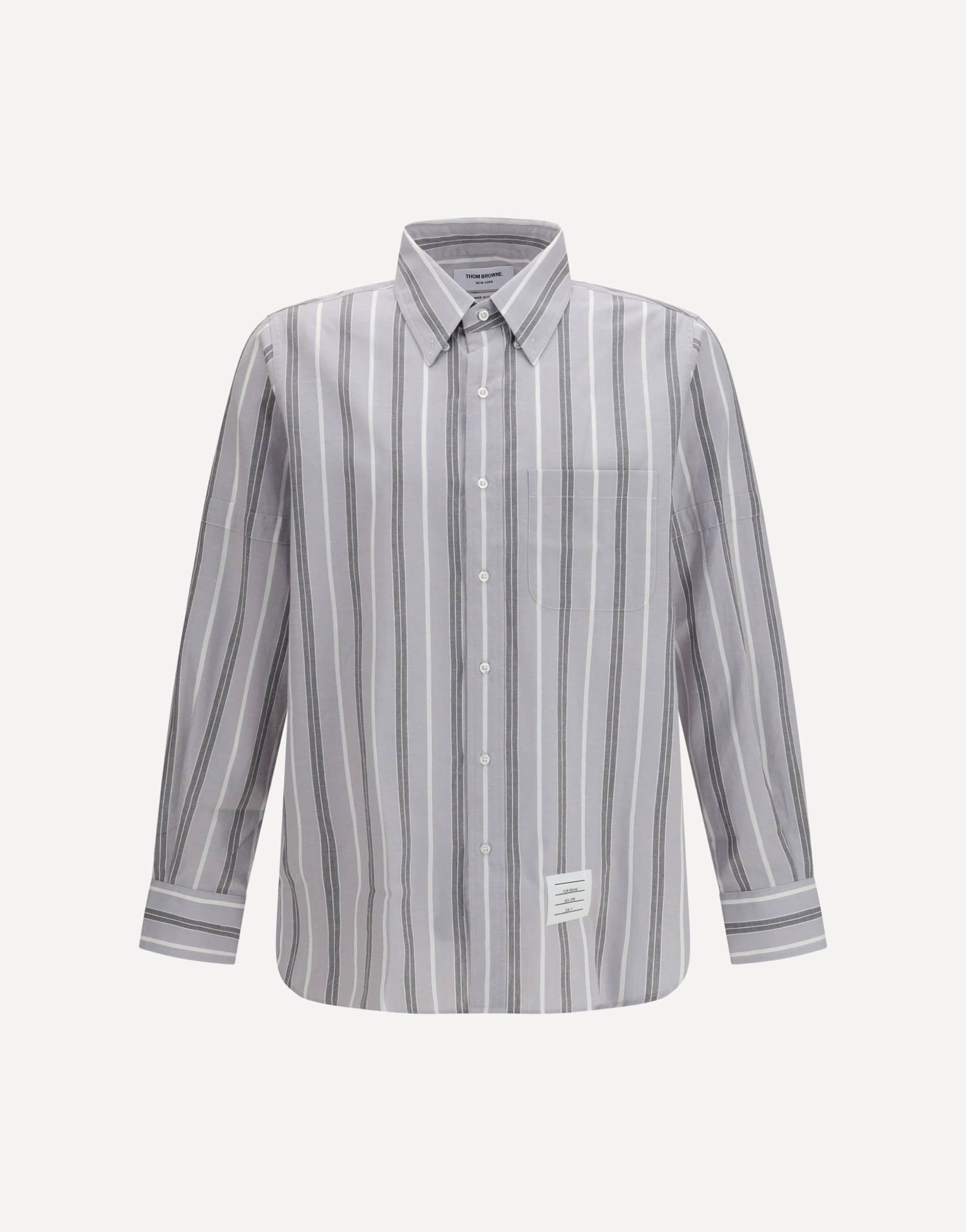 Thom Browne Madras Striped Armband Shirt