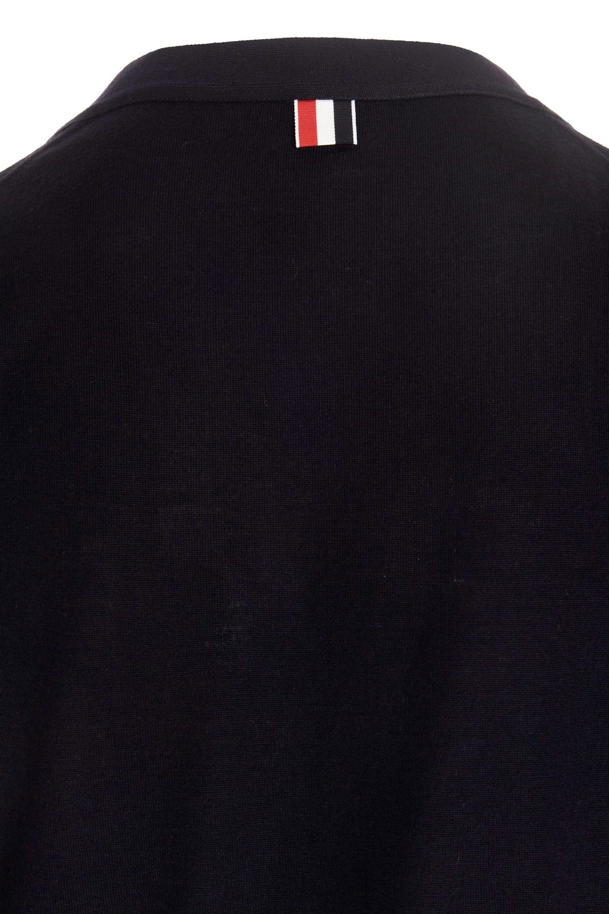 Thom Browne Thom Browne Merino Wool 4-Bar Cardigan