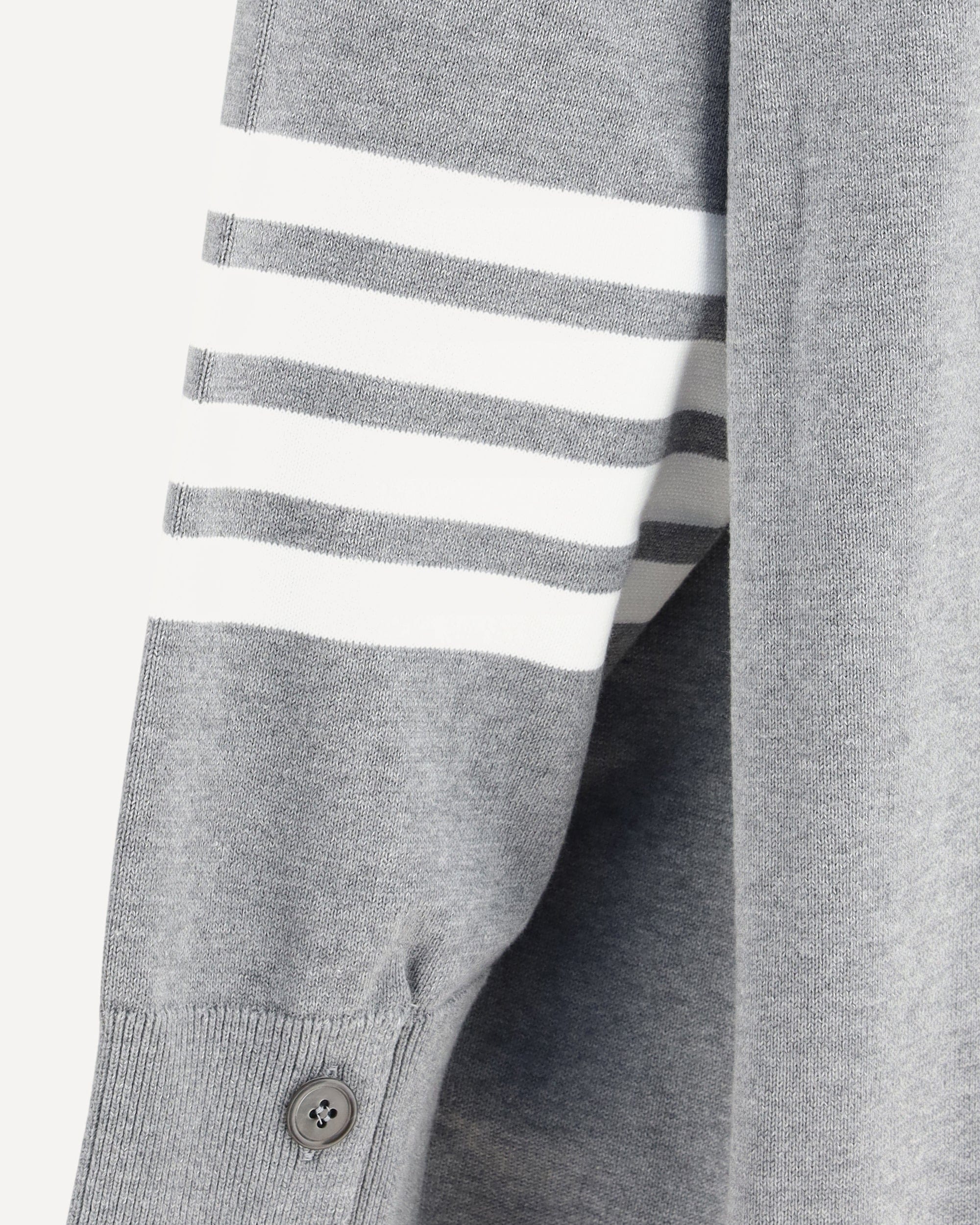 Thom Browne Oversized Cardigan With V-Neck And Button Closure